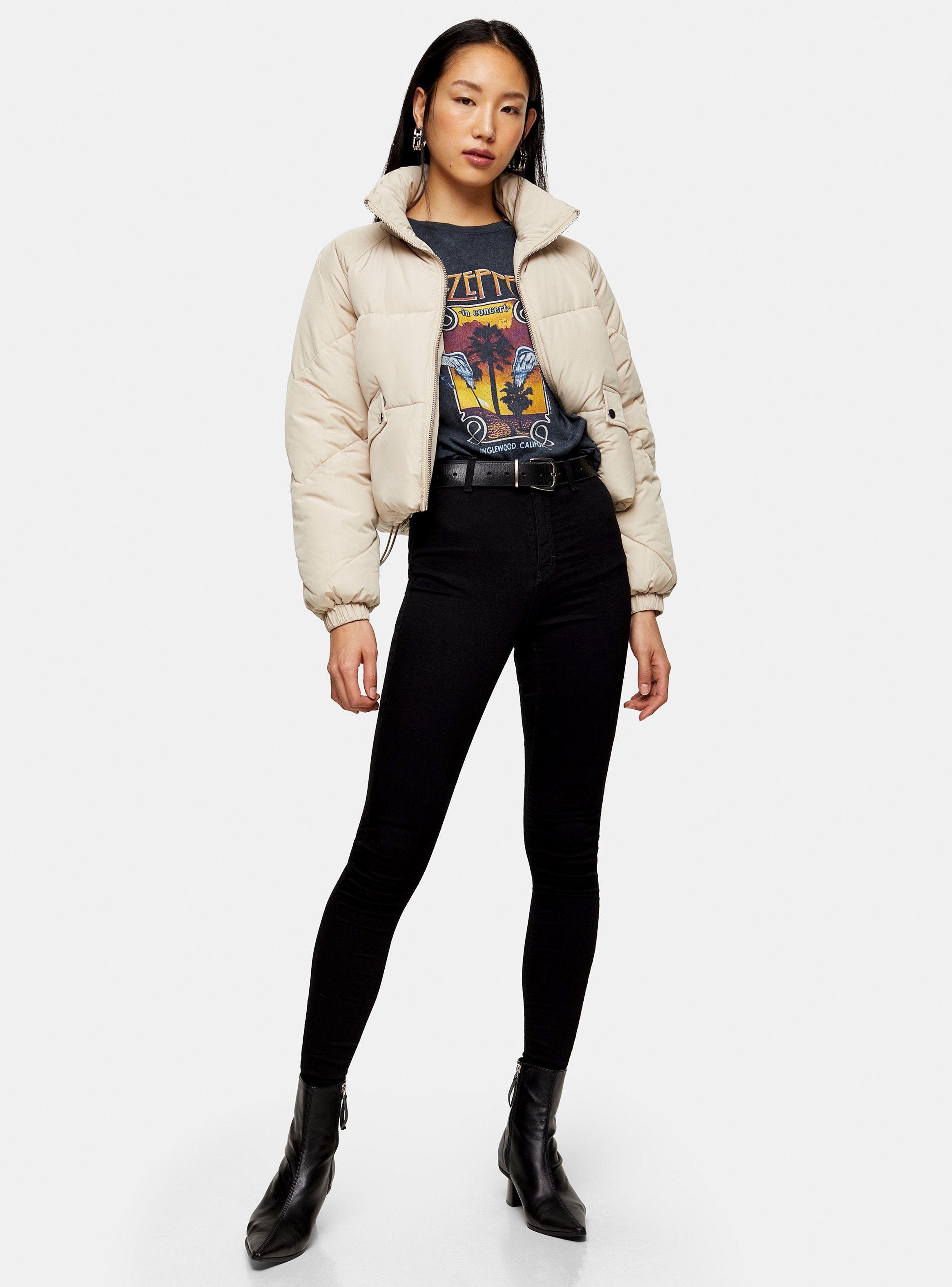 Jeans Joni Considered Black Belt Loop Largo 30 Topshop-3