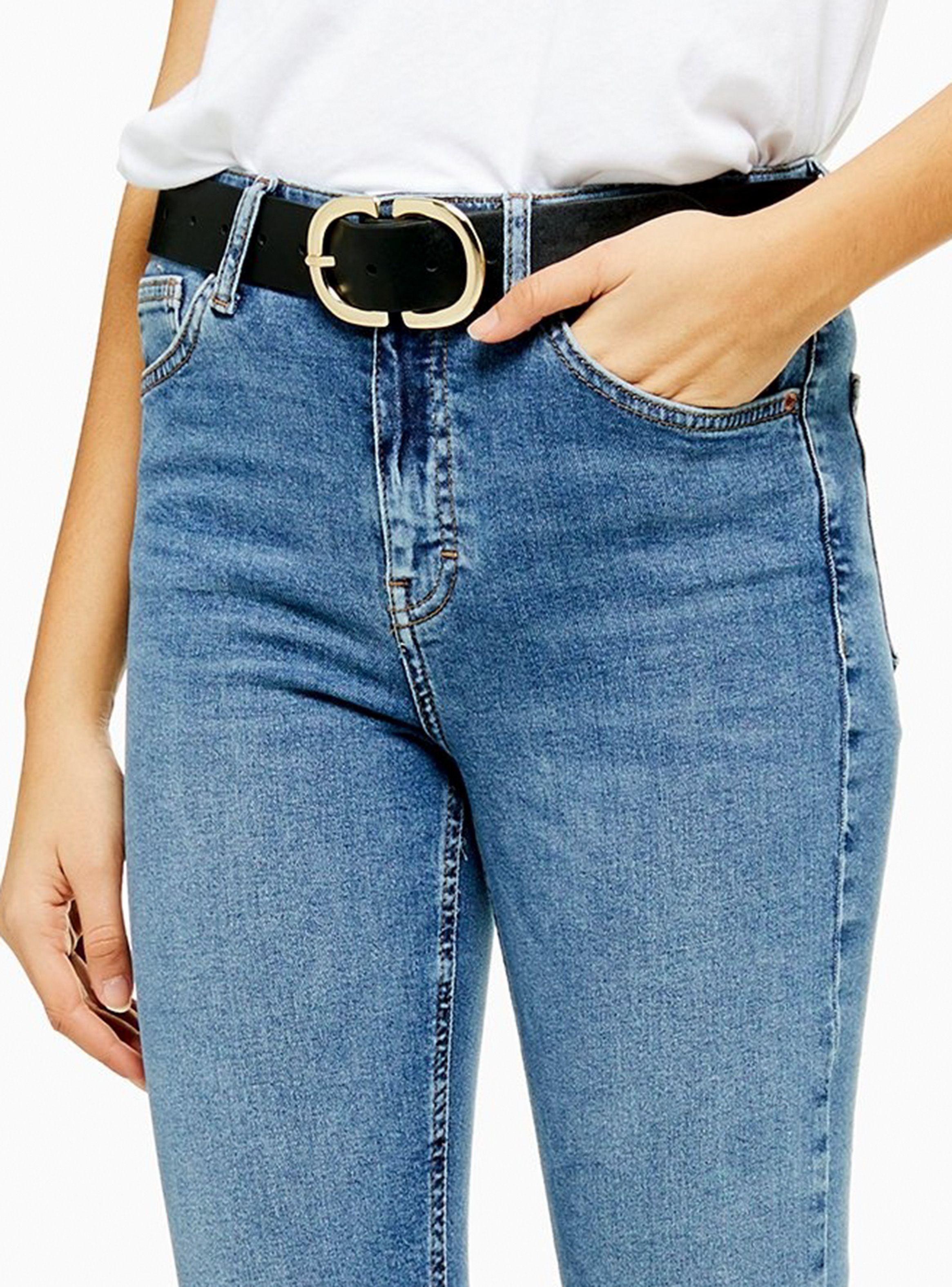 Jeans Jamie Mid Blue Largo 30 Topshop-2