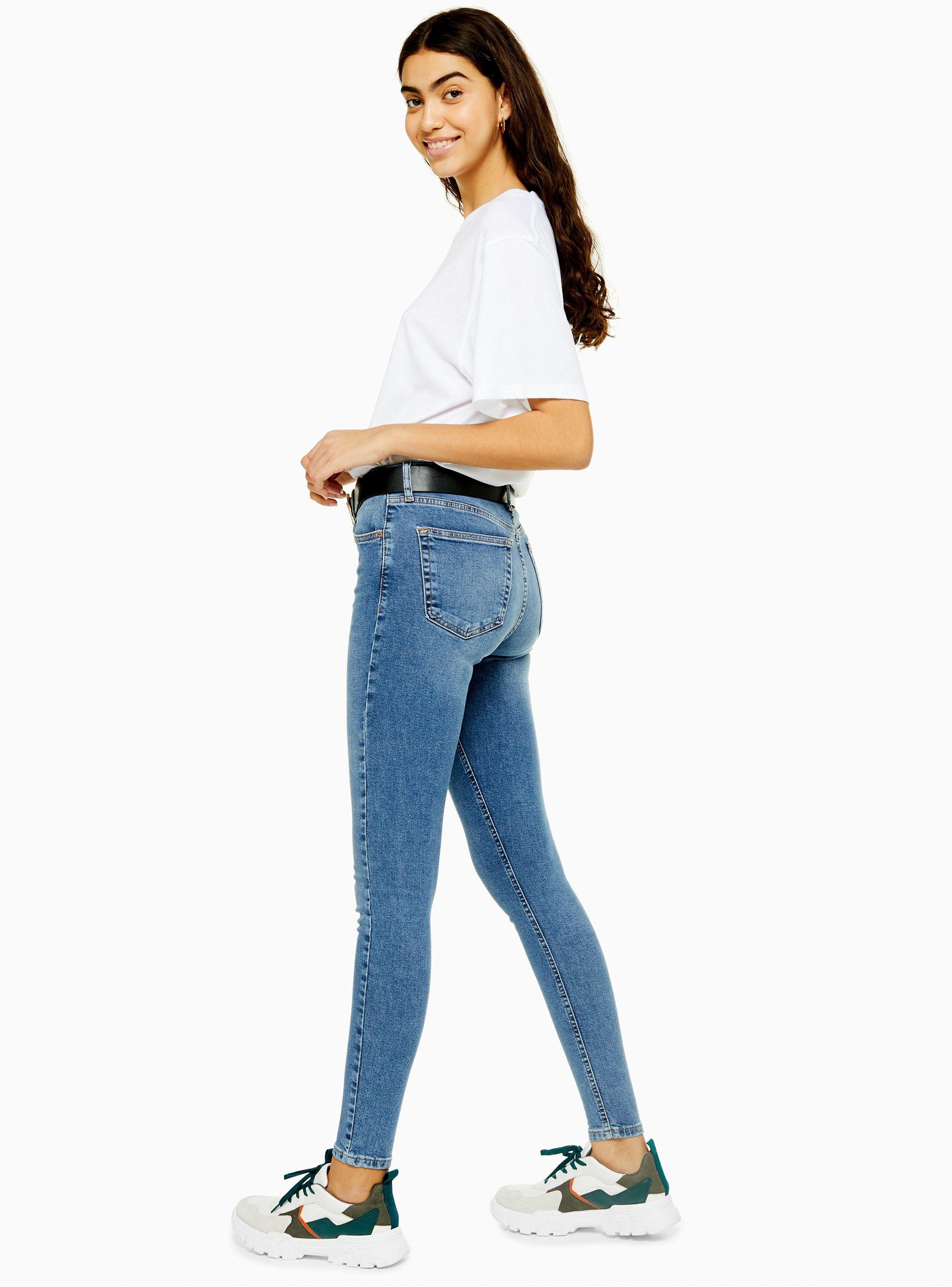 Jeans Jamie Mid Blue Largo 32 Topshop-3