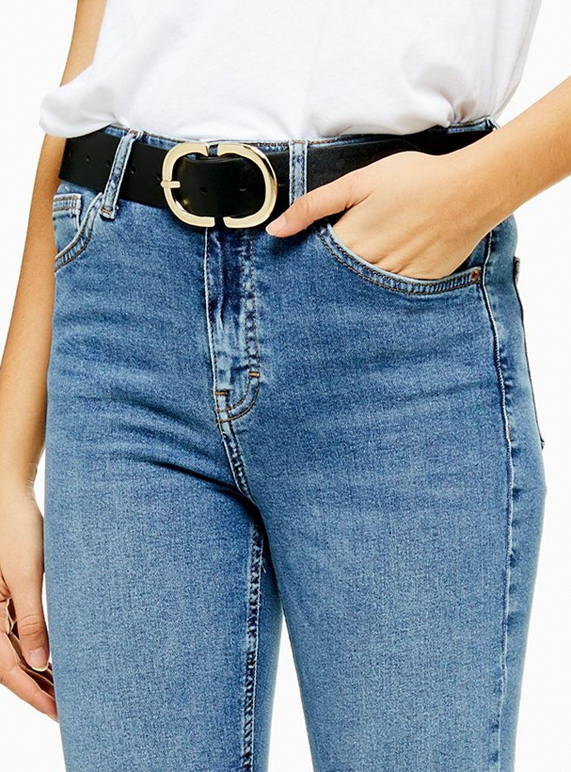 Jeans Jamie Mid Blue Largo 32 Topshop-2