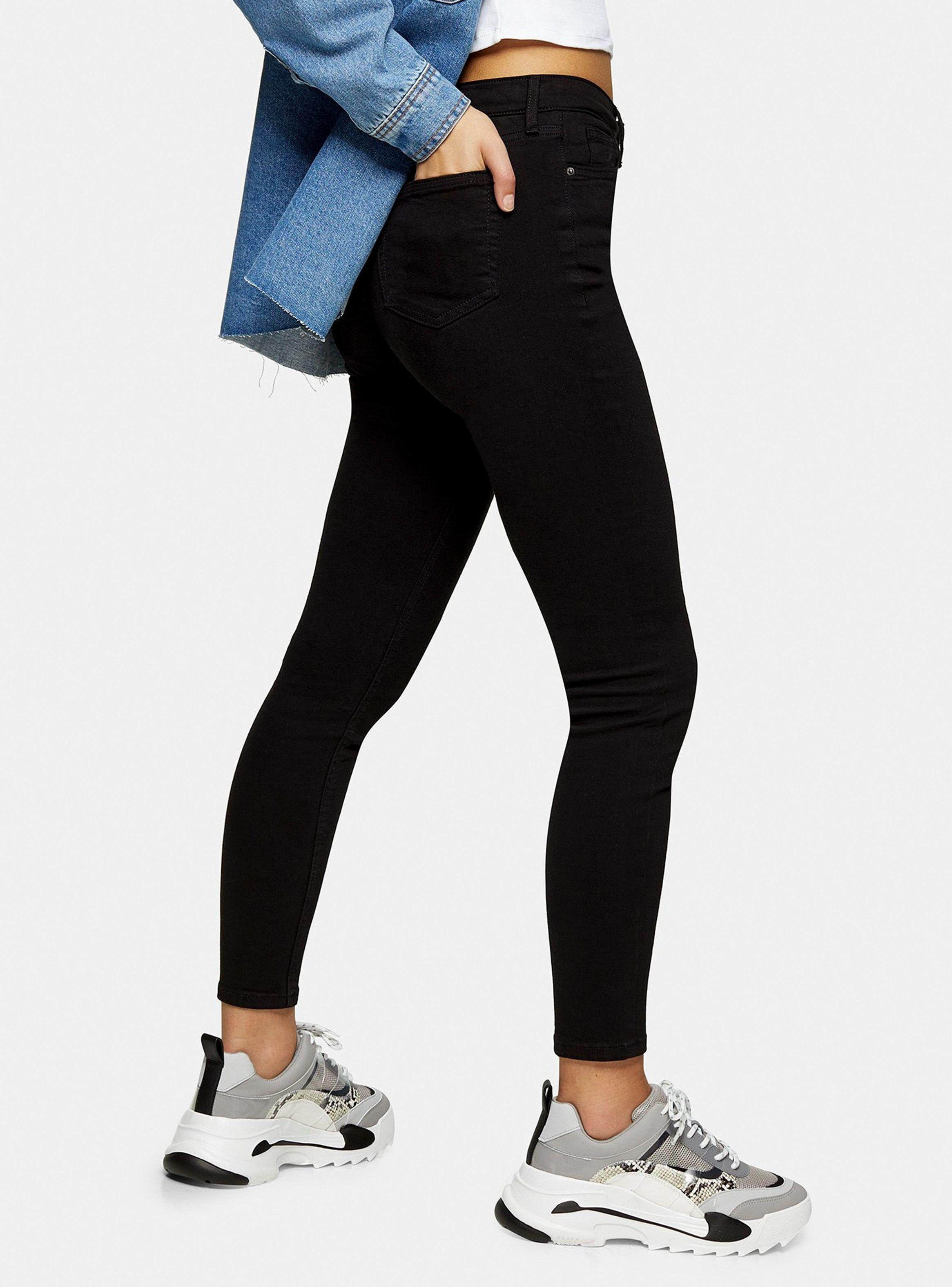 Jeans Jamie Black Skinny Largo 32 Topshop-1