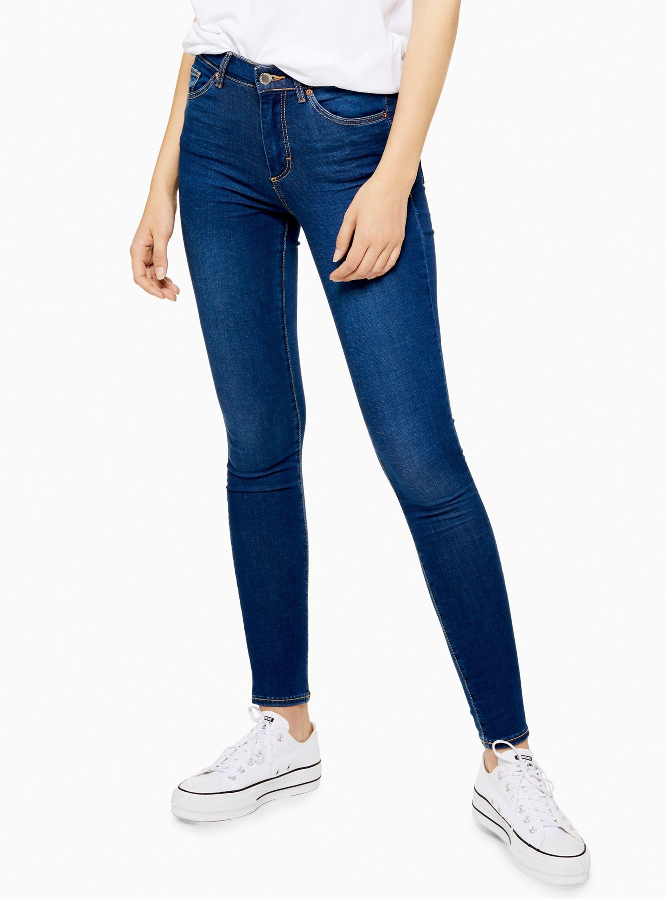 Jeans Leigh Indigo Largo 30 Topshop-0