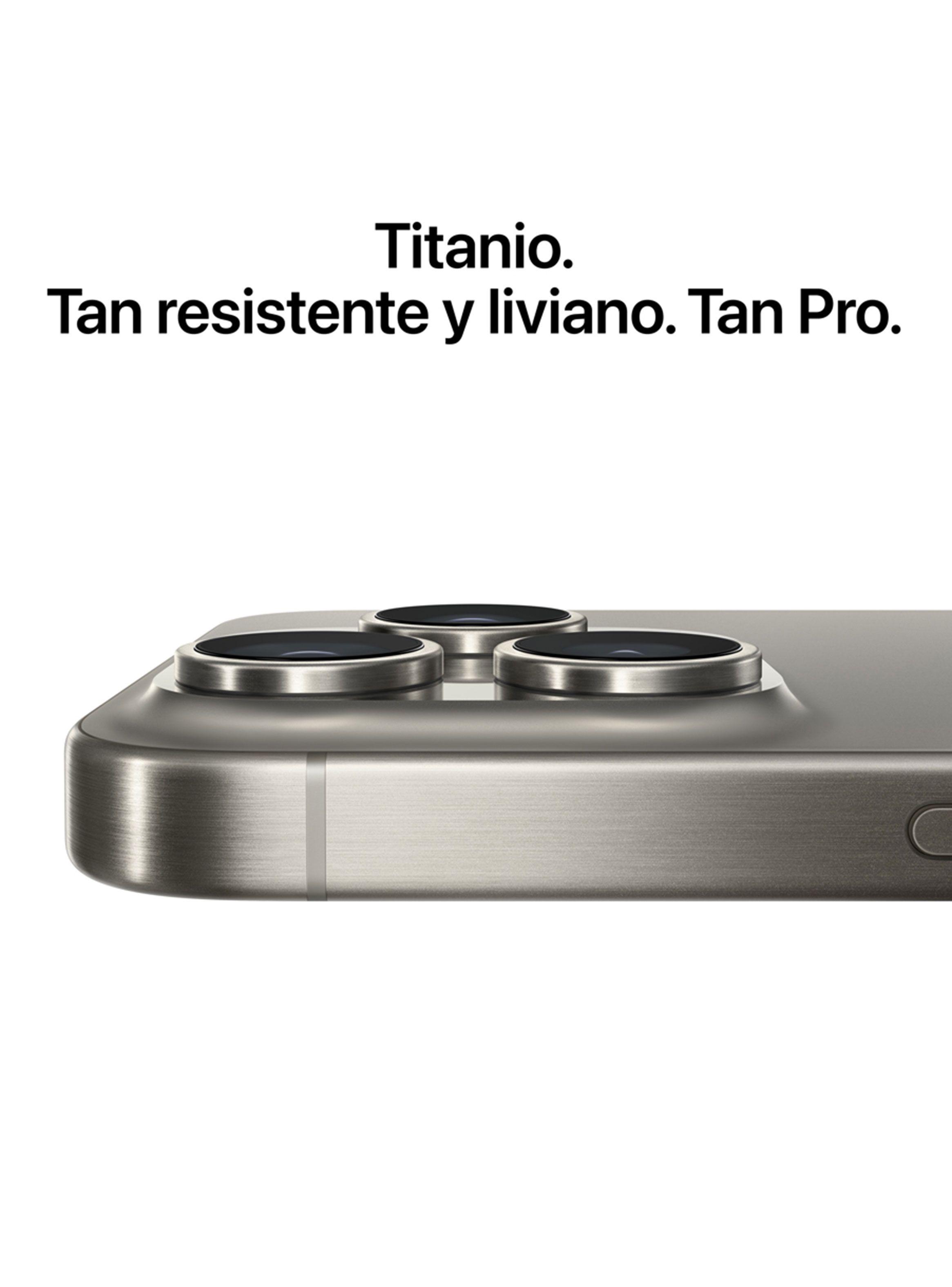 iPhone 15 Pro 128GB Titanio Natural-5