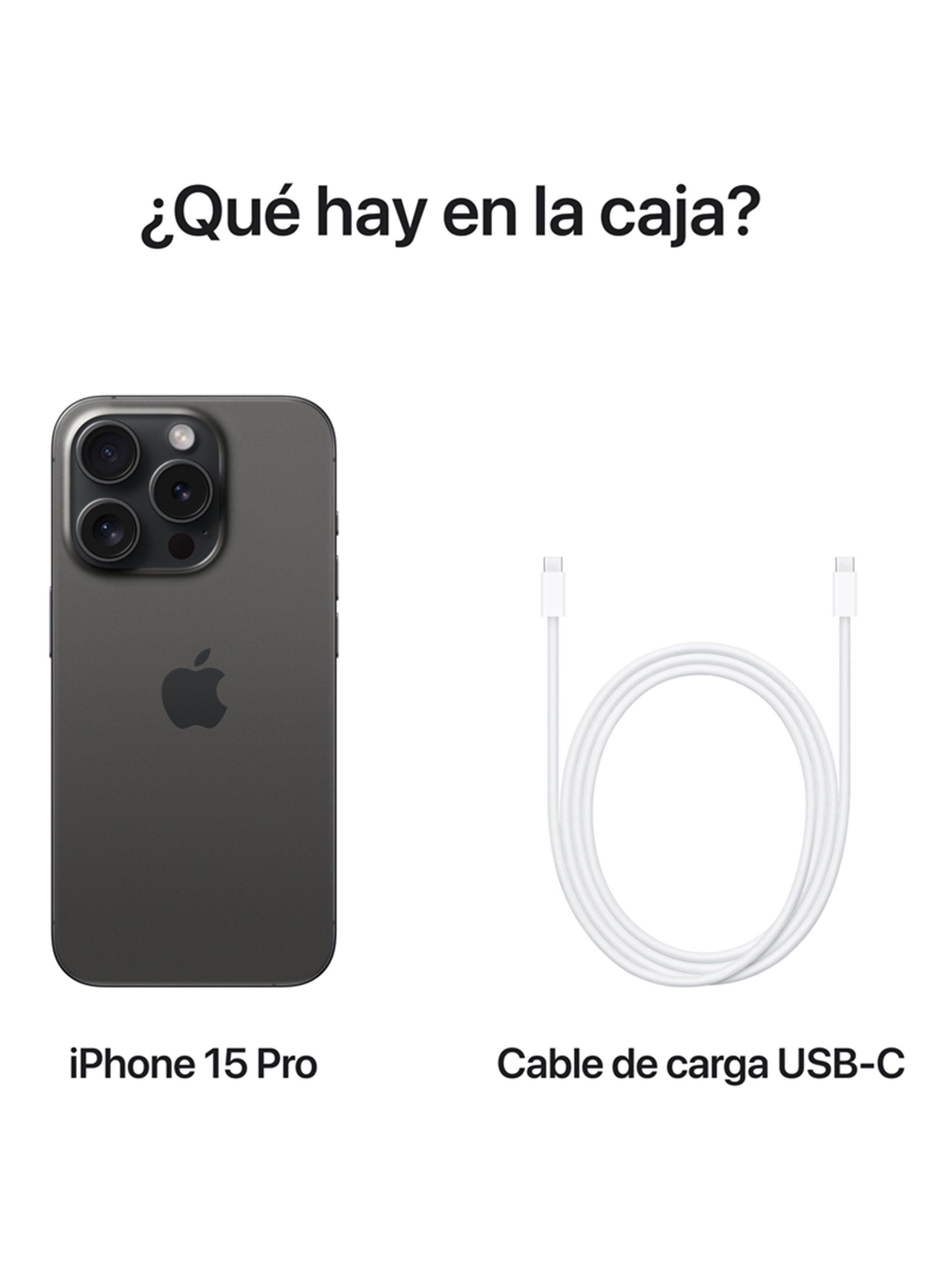 iPhone 15 Pro 256GB Titanio Negro-8