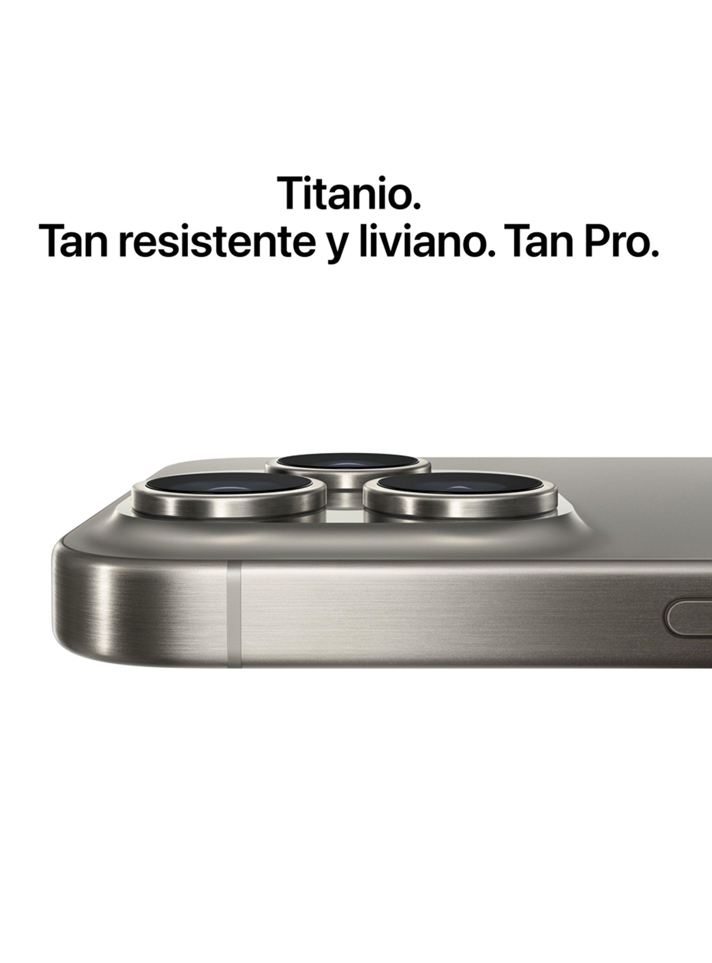 iPhone 15 Pro 256GB Titanio Blanco-5