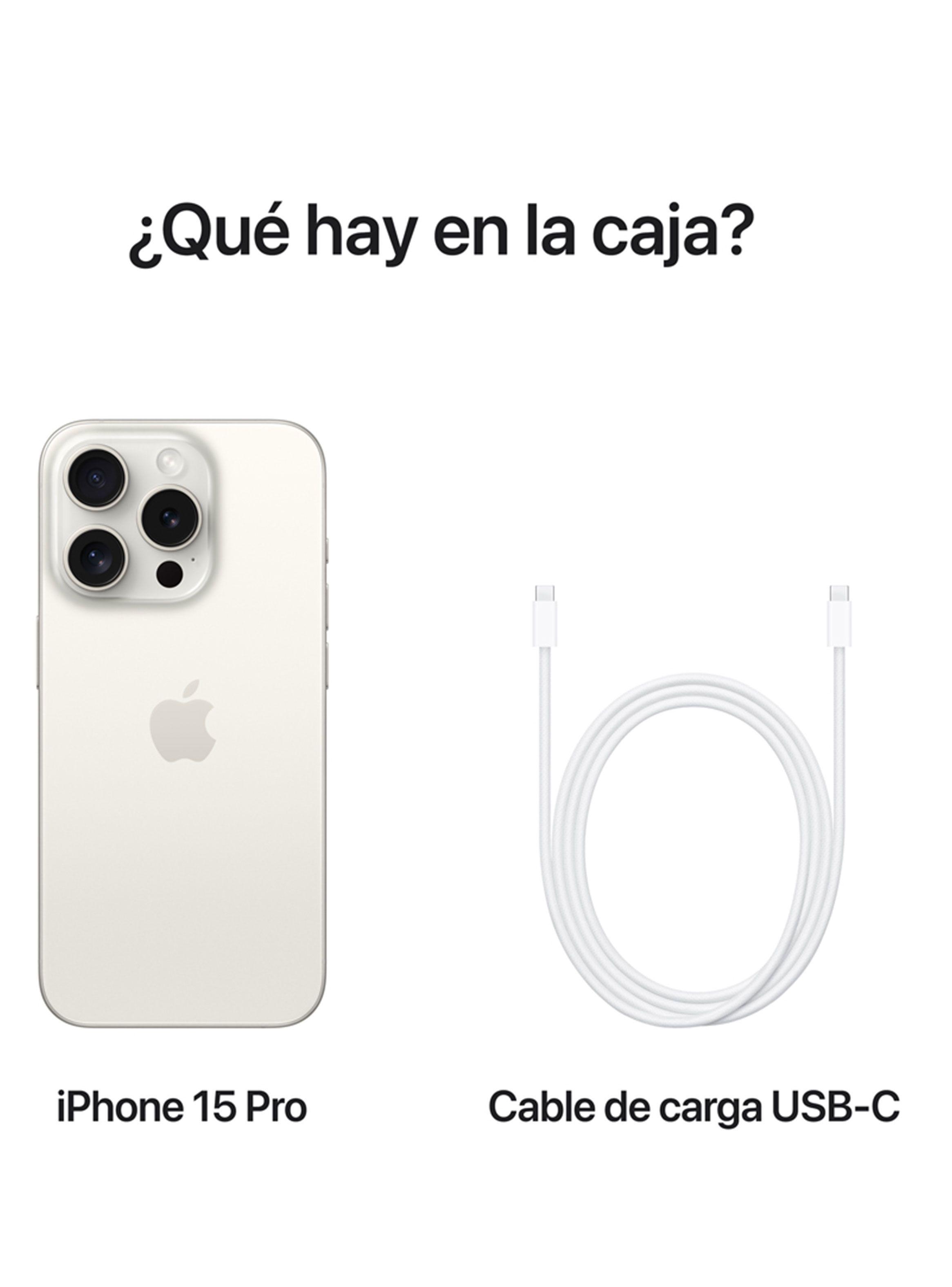 iPhone 15 Pro 256GB Titanio Blanco-8