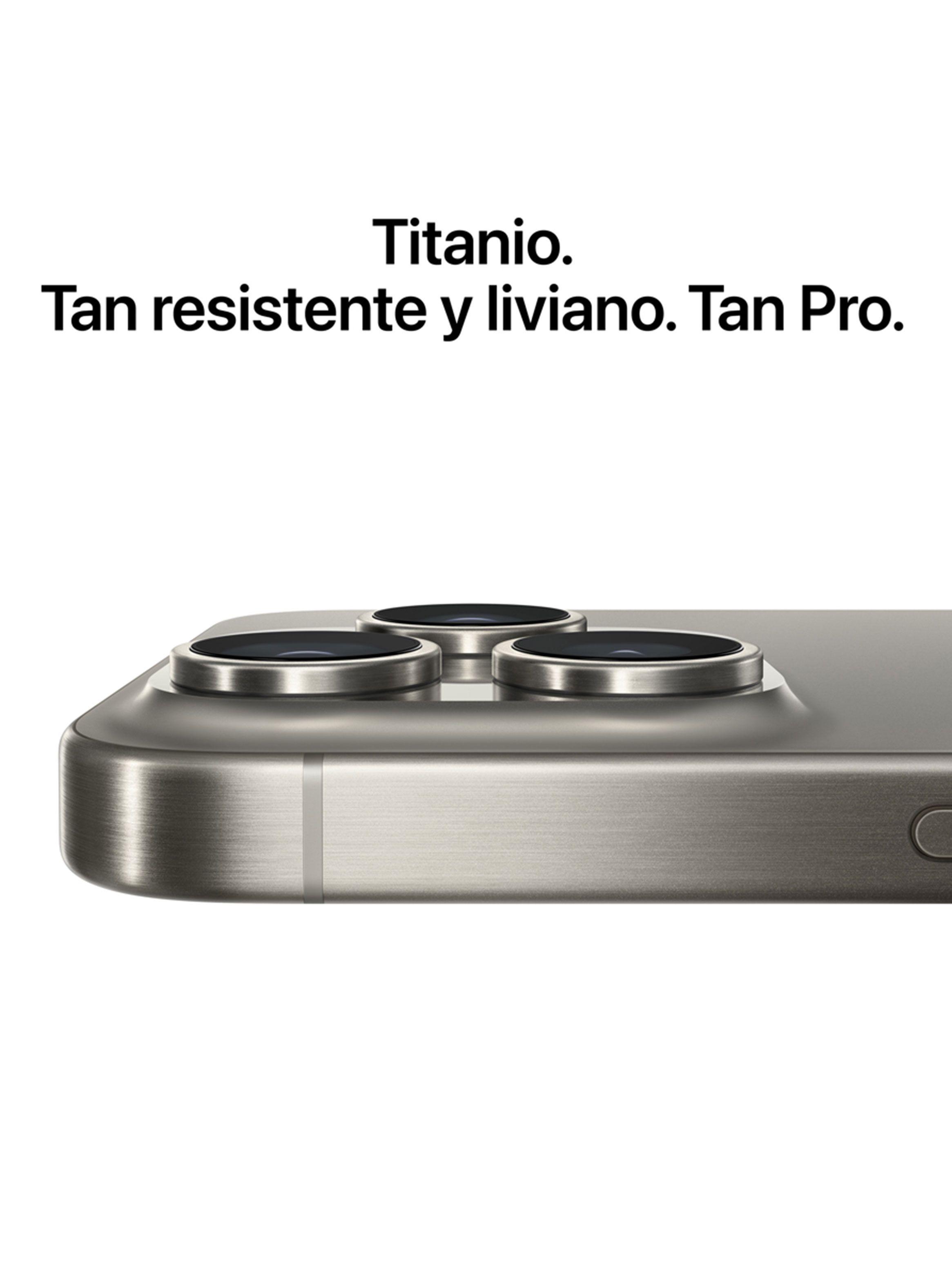iPhone 15 Pro 256GB Titanio Natural-5