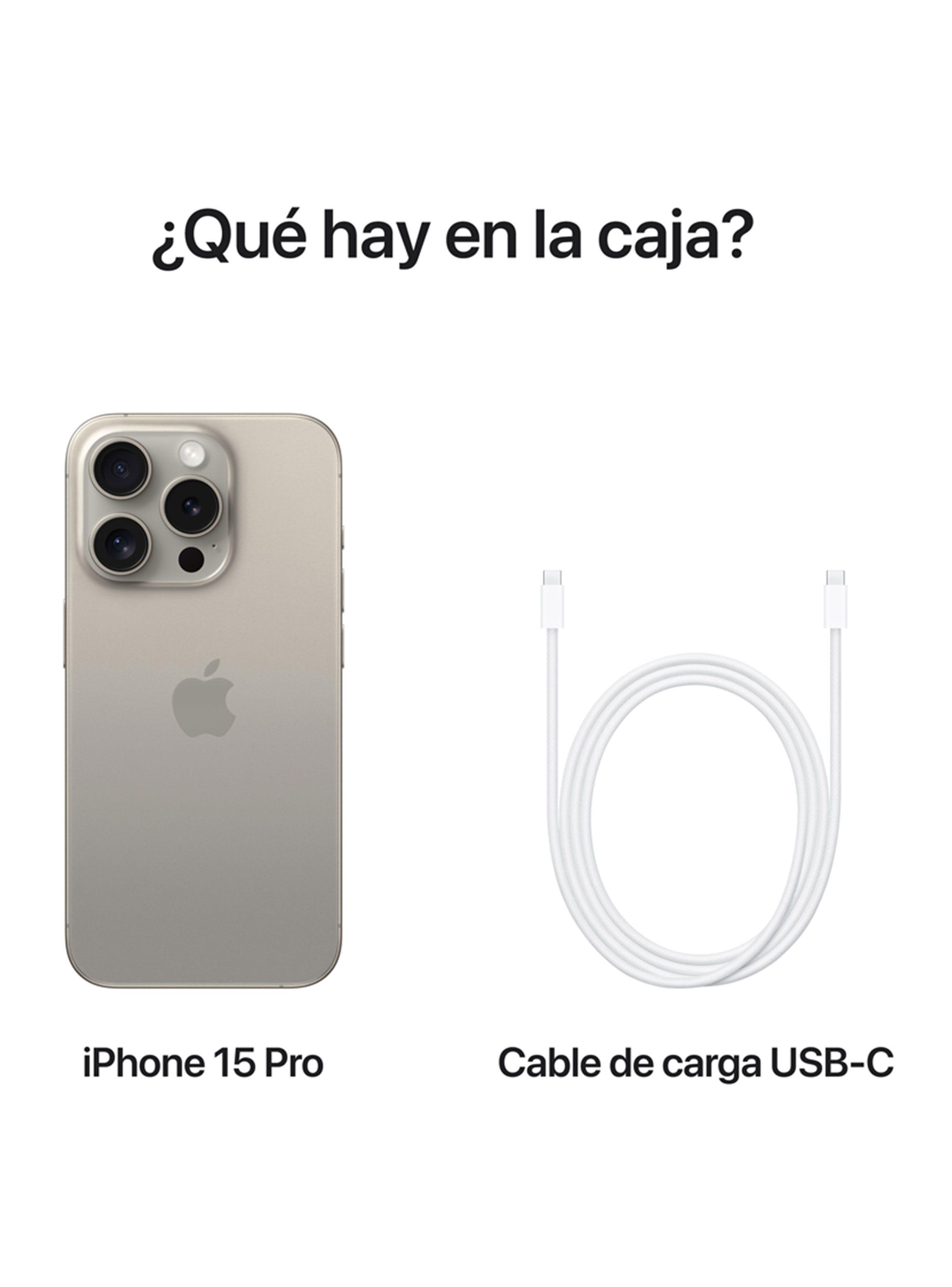 iPhone 15 Pro 256GB Titanio Natural-8