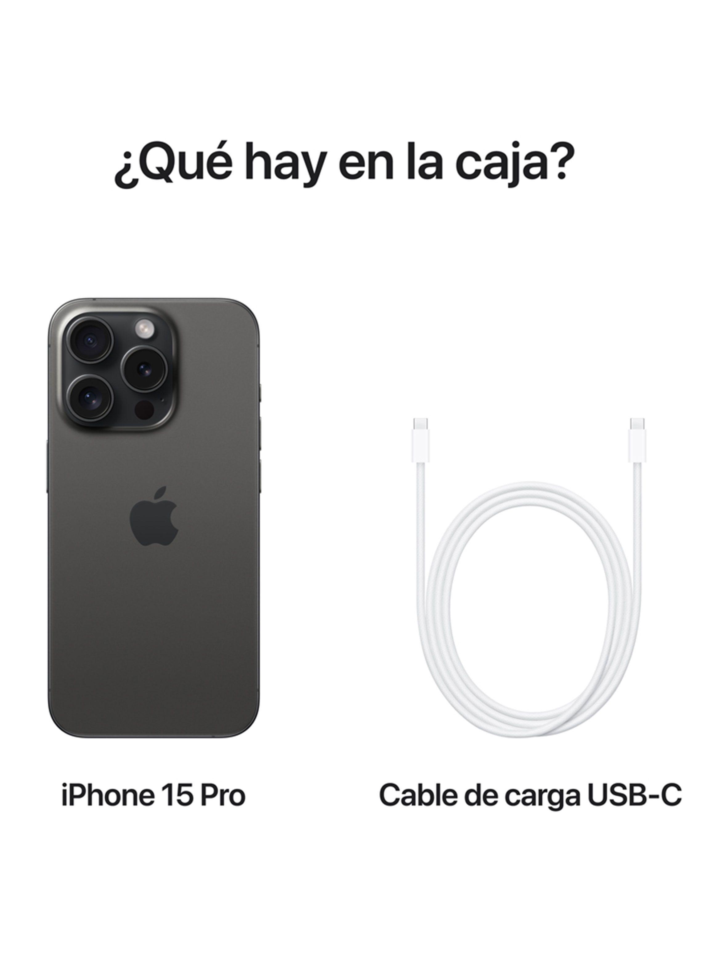 iPhone 15 Pro 512GB Titanio Negro-8