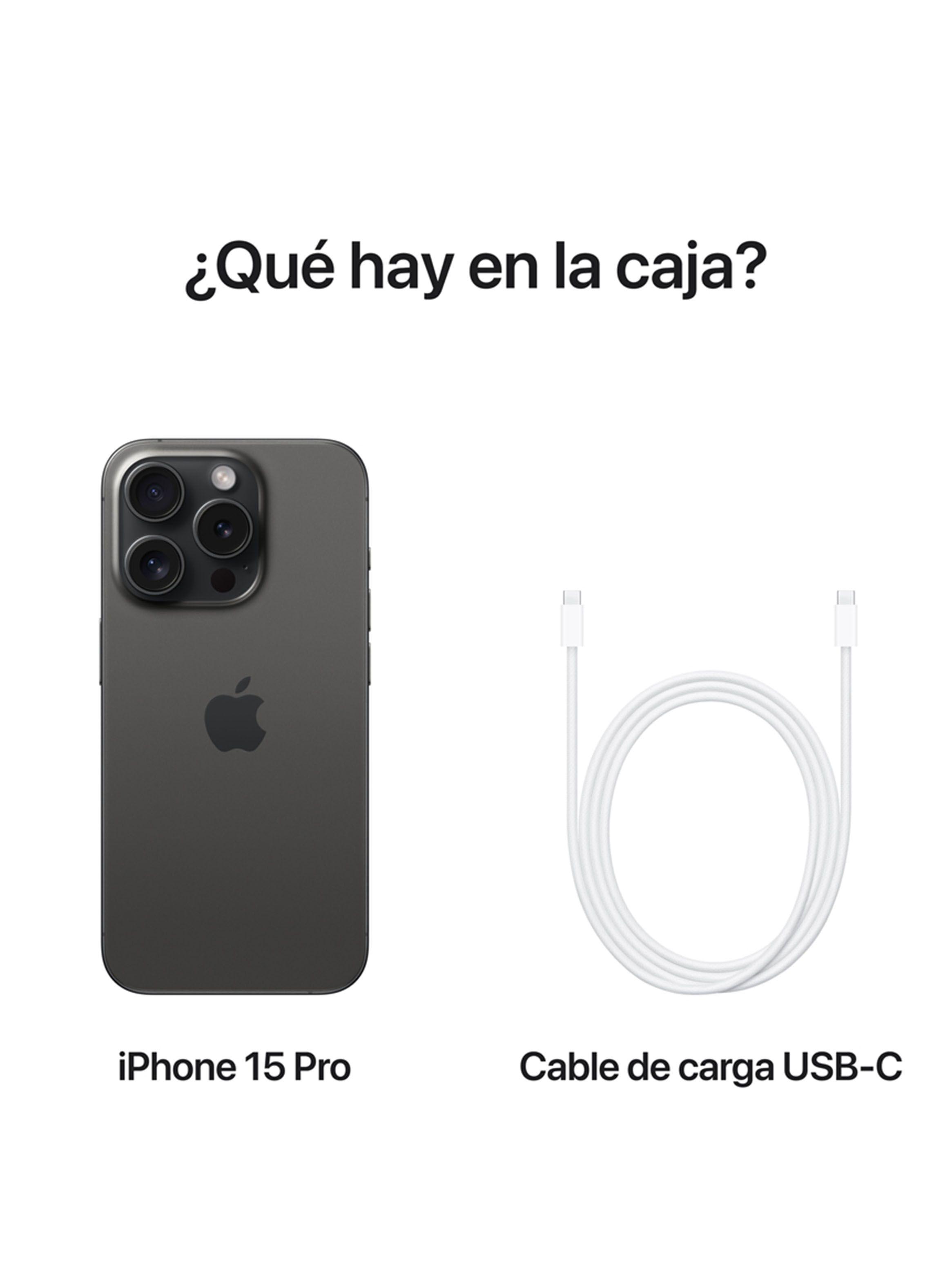 iPhone 15 Pro 1TB Titanio Negro-8