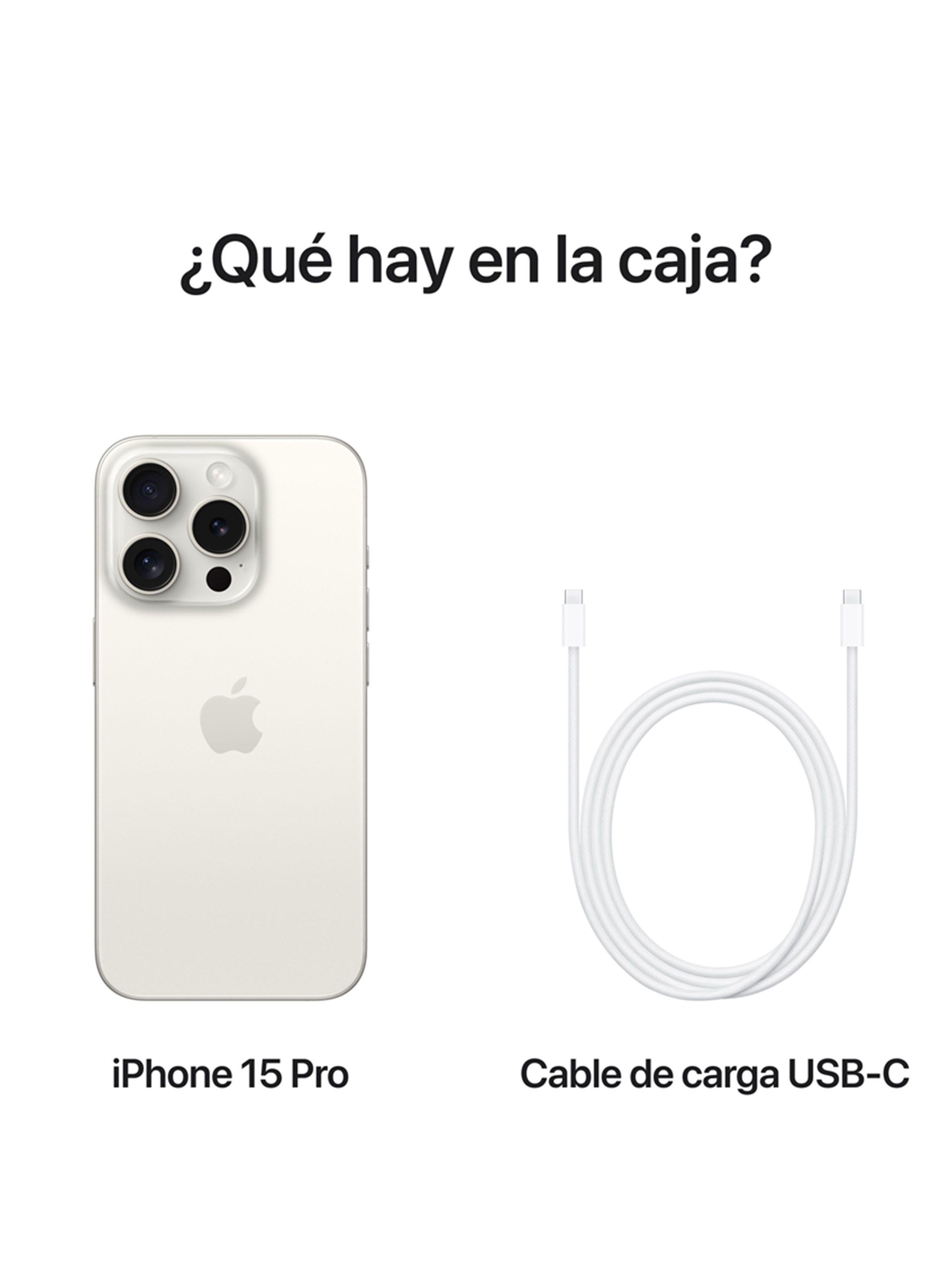 iPhone 15 Pro 1TB Titanio Blanco-8