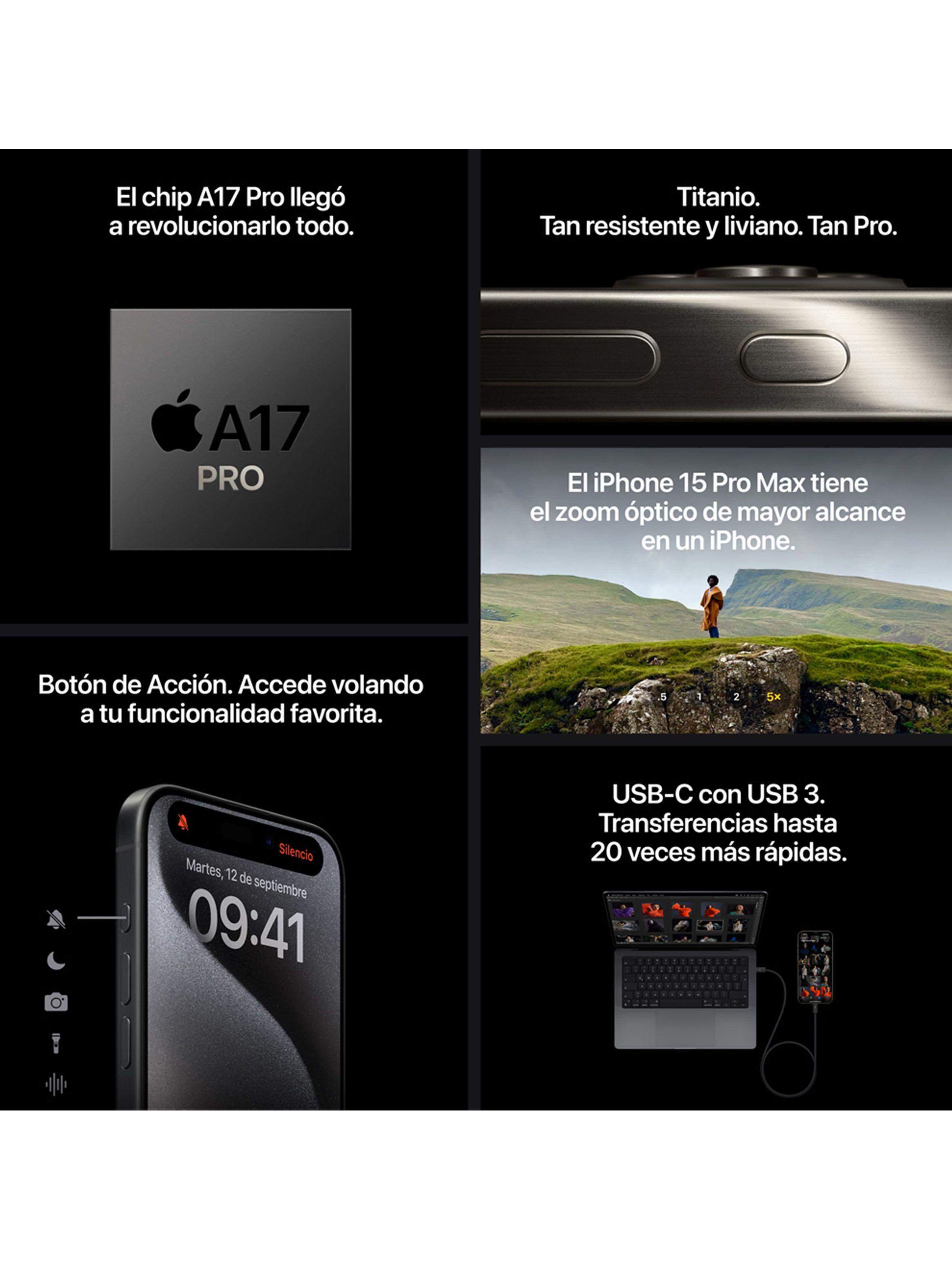 iPhone 15 Pro 1TB Titanio Azul-6