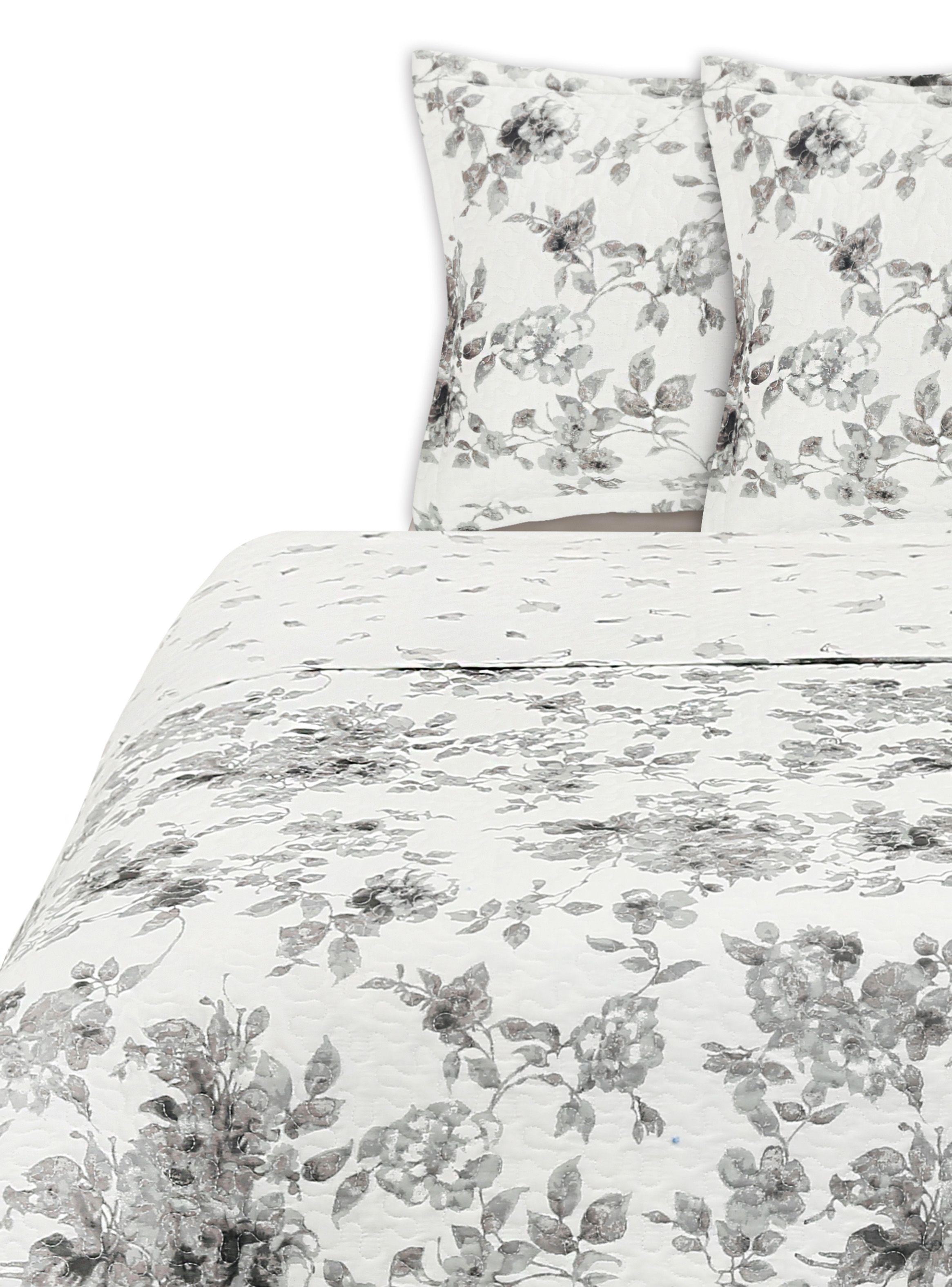 Quilt Sarah Miller 2 Plazas Flores-0