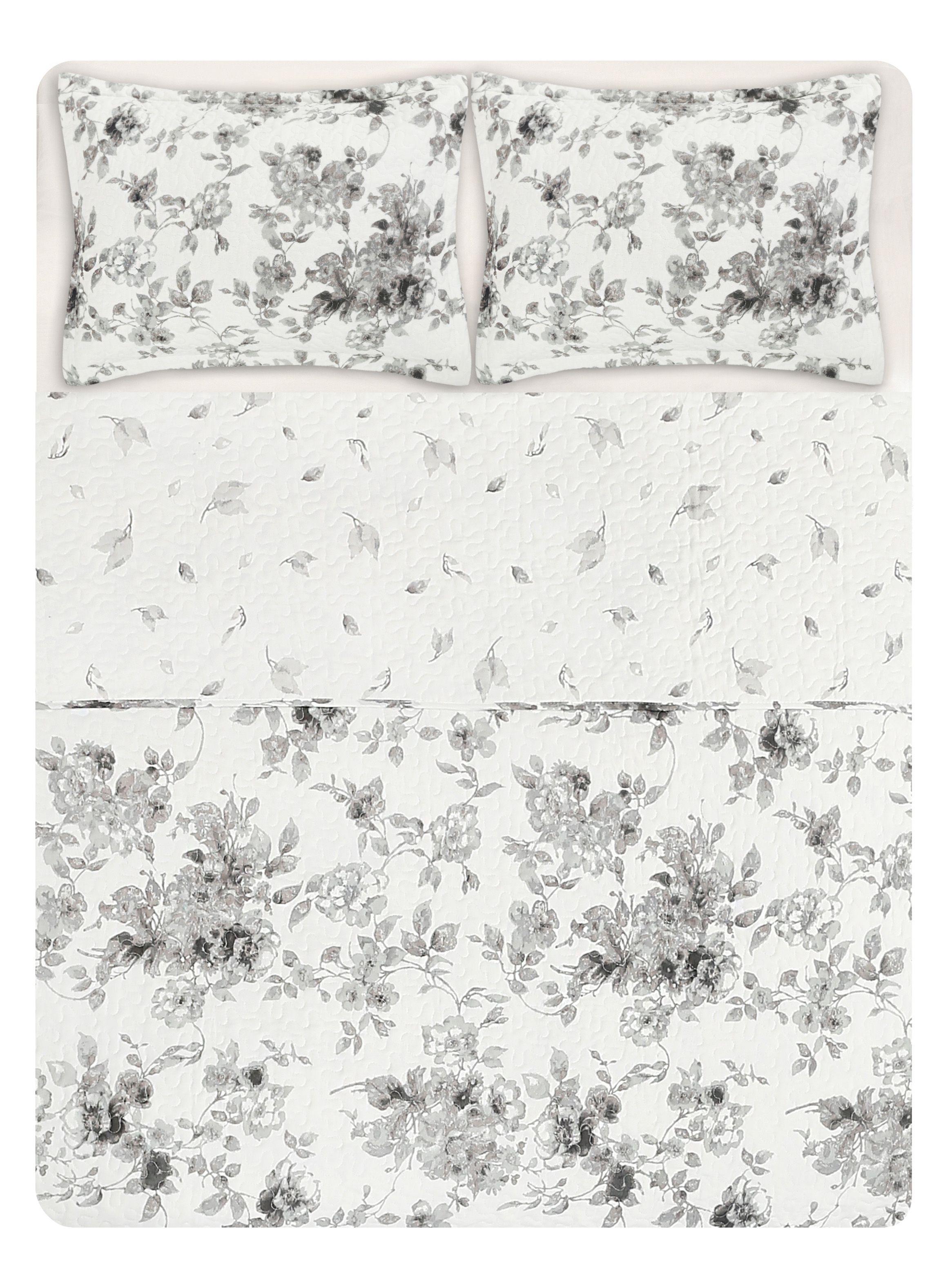 Quilt Sarah Miller 2 Plazas Flores-3