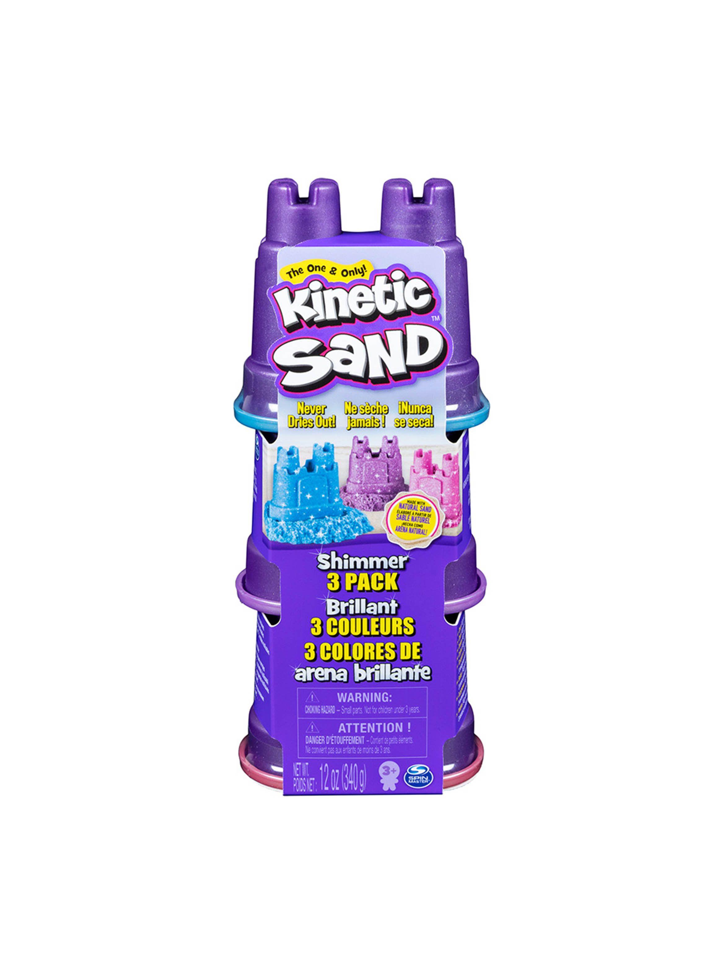 Kinetic Sand Arena con Brillos - Pack 3 unidades Caramba-0