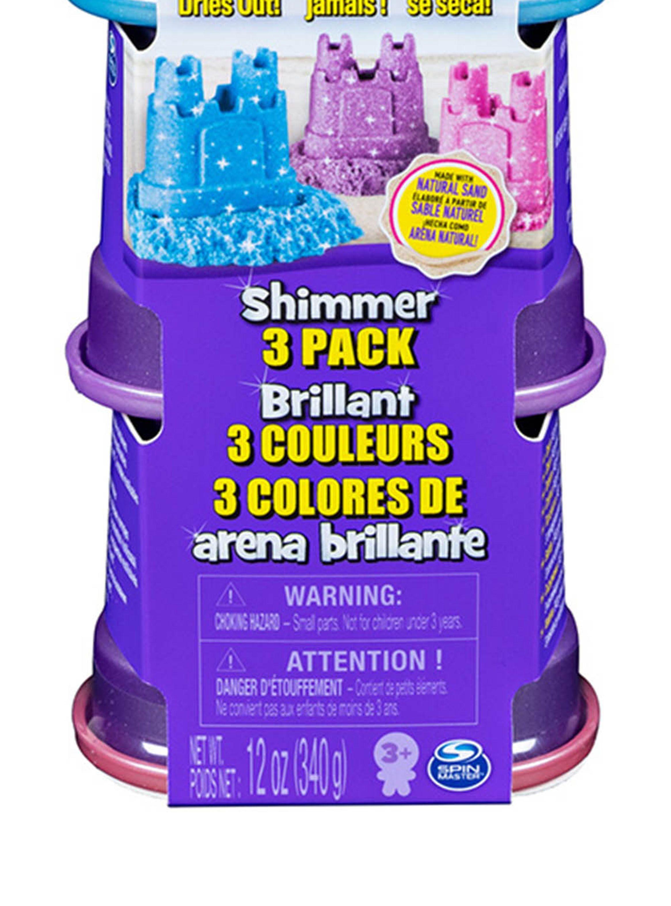 Kinetic Sand Arena con Brillos - Pack 3 unidades Caramba-1