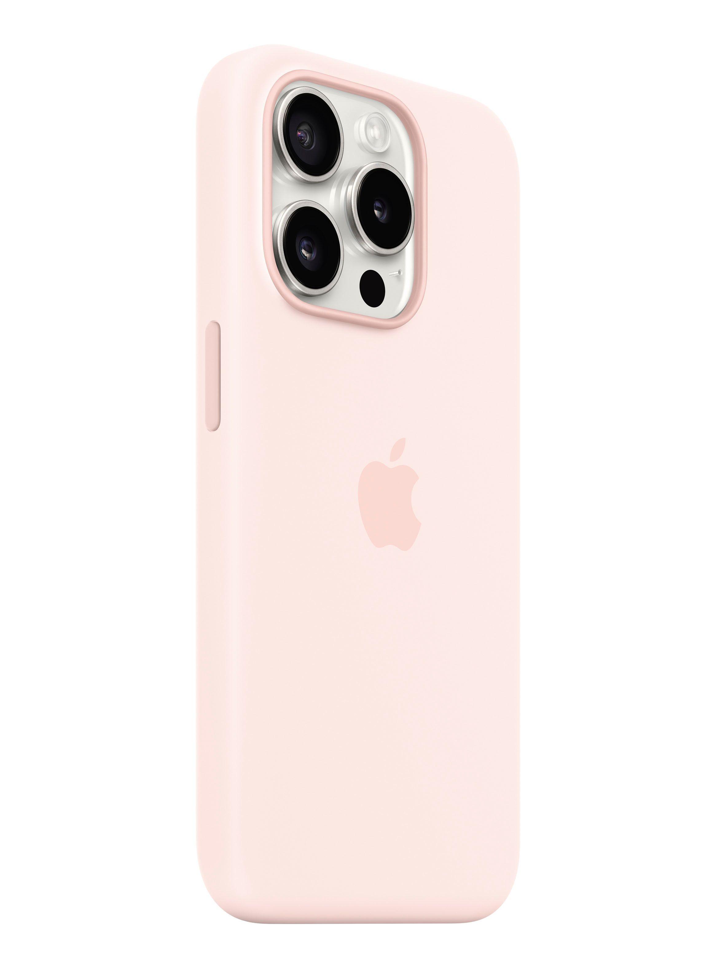 Carcasa Silicona con MagSafe para iPhone 15 Pro Color Rosado Claro-1