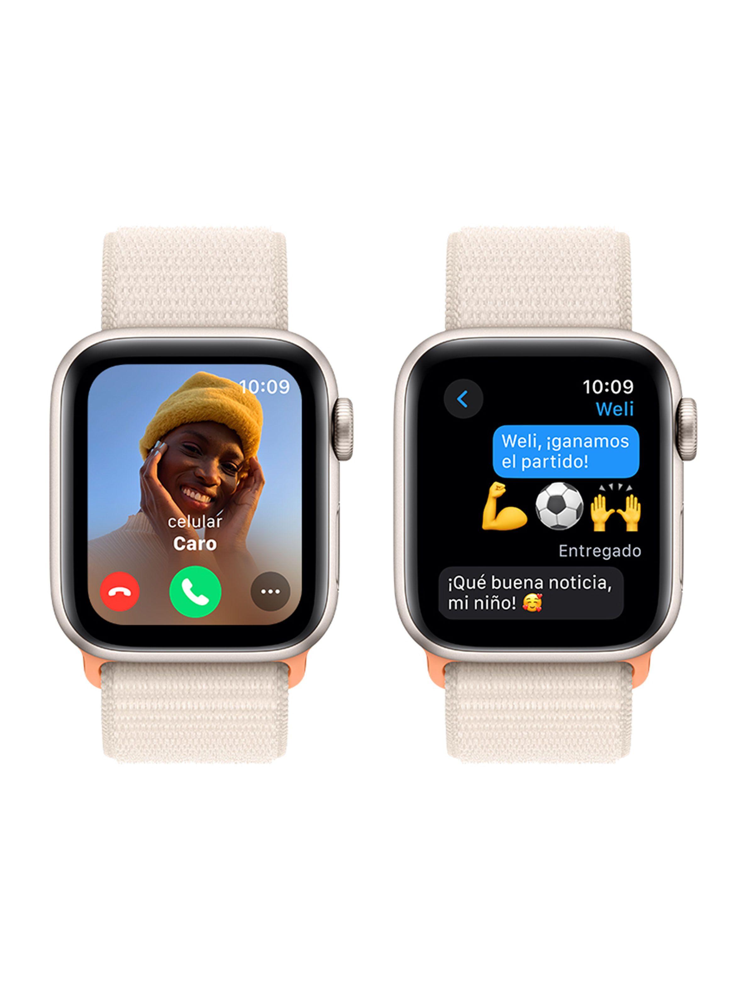 Apple Watch SE GPS 40mm Caja Aluminio y Correa Loop Blanco Estelar-3