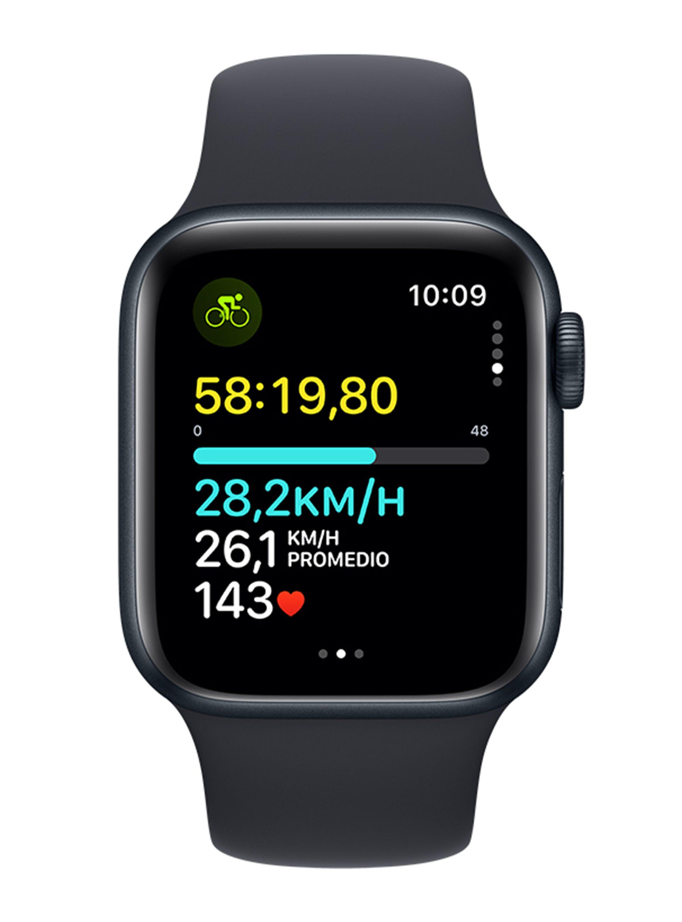 Apple Watch SE GPS 40mm Caja Aluminio y Correa Deportiva Medianoche Talla S/M-5