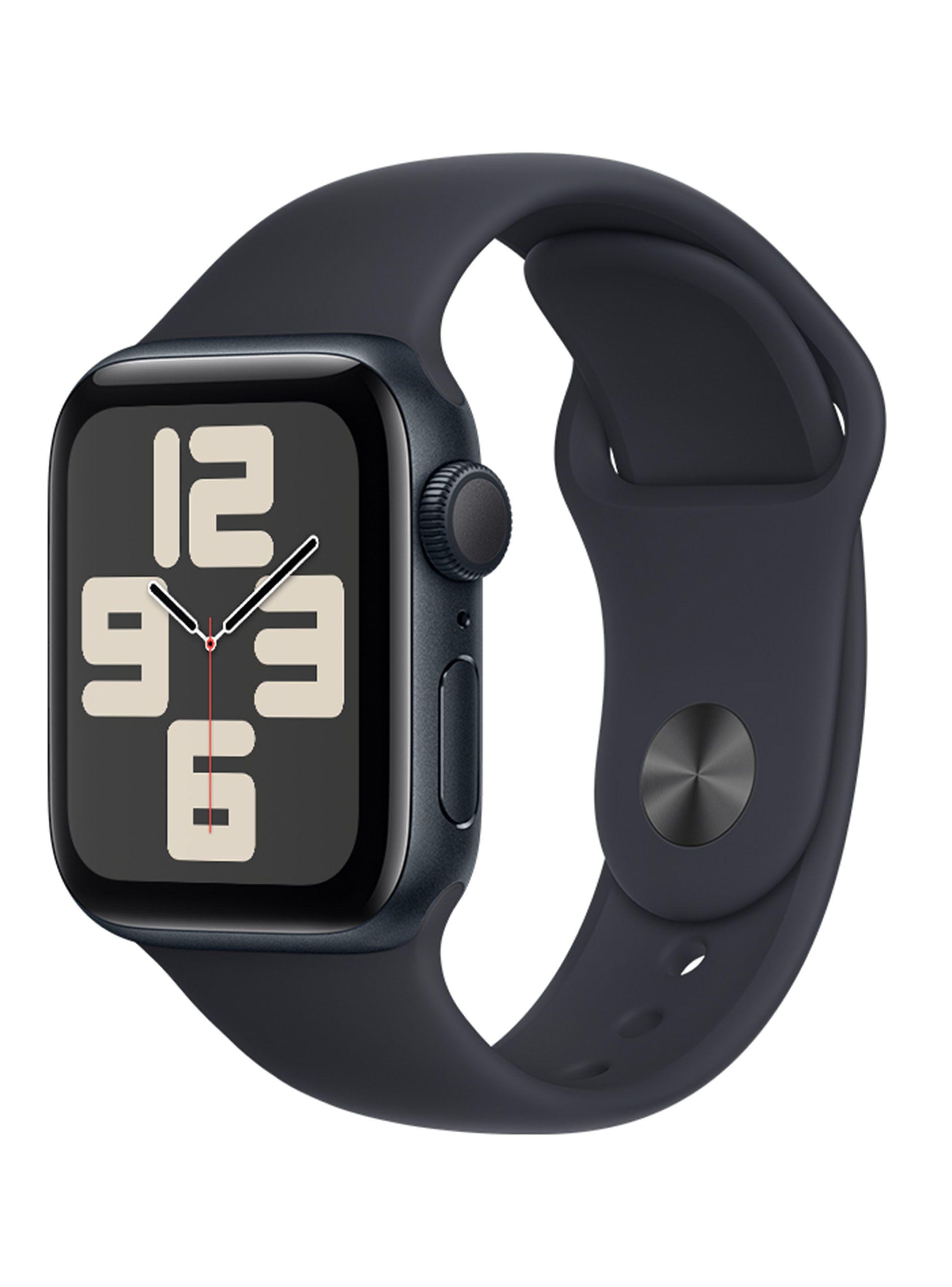 Apple Watch SE GPS 40mm Caja Aluminio y Correa Deportiva Medianoche Talla S/M-0