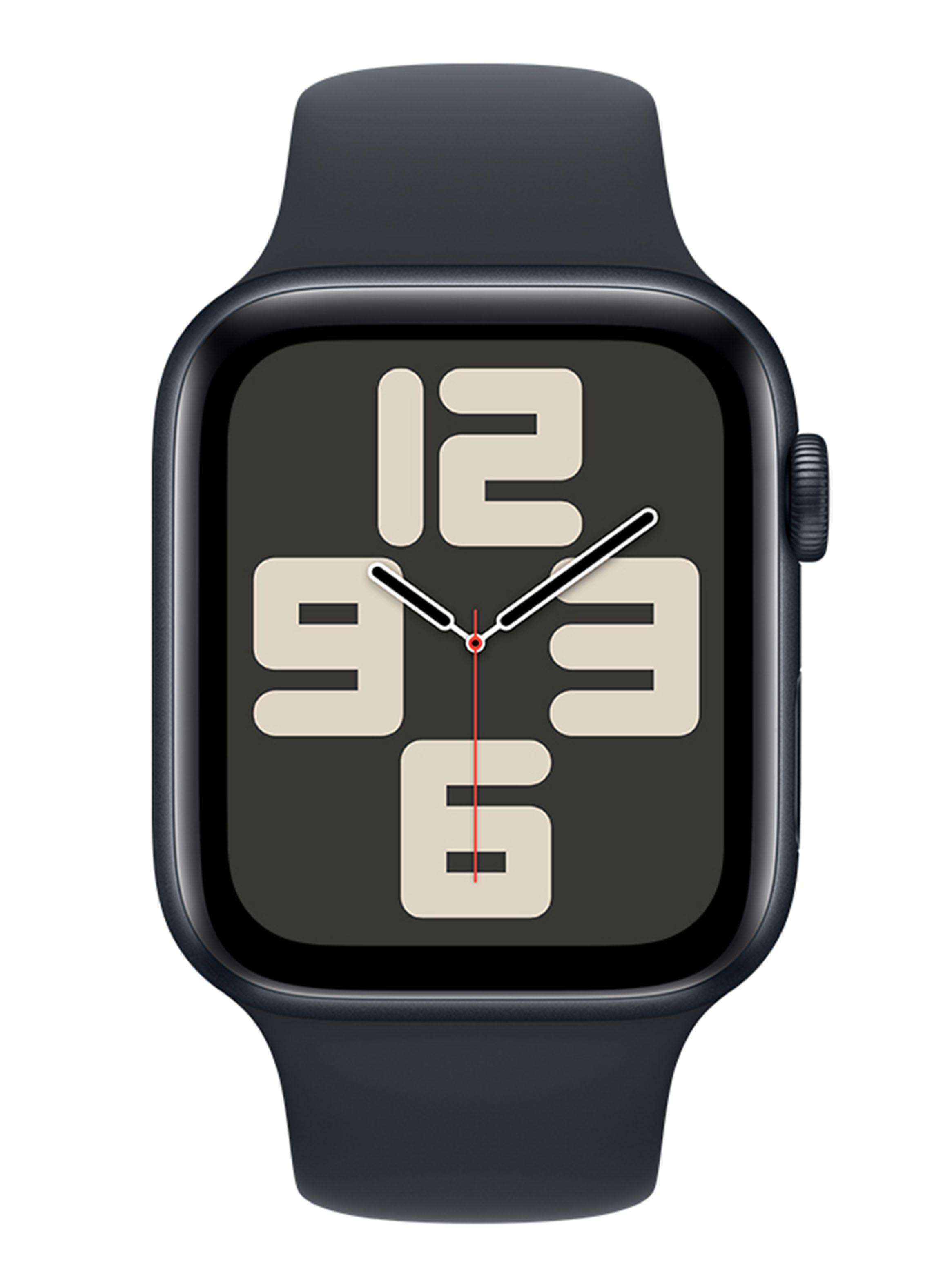 Apple Watch SE GPS 44mm Caja Aluminio y Correa Deportiva Medianoche Talla S/M-1