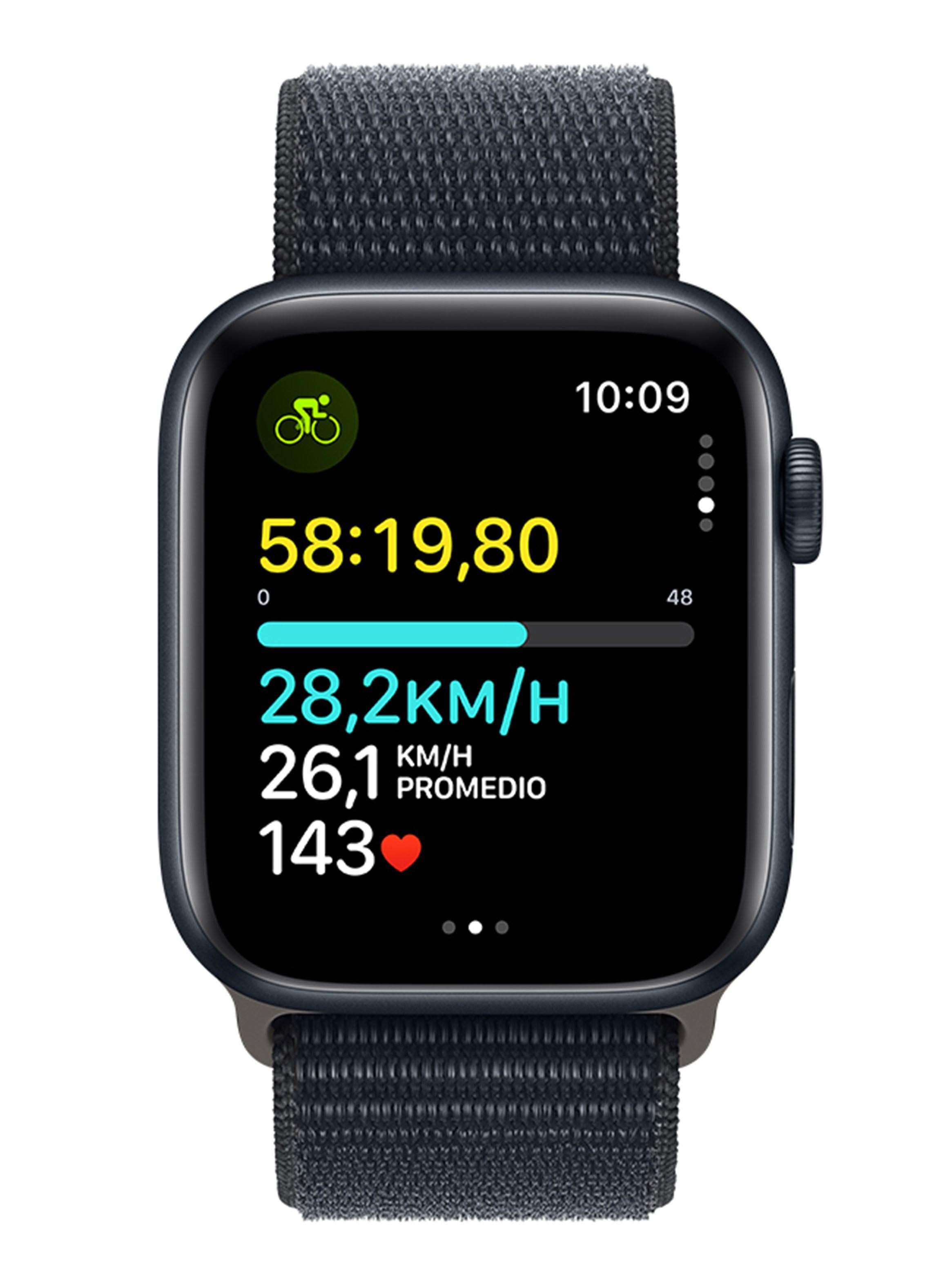 Apple Watch SE GPS 44mm Caja Aluminio y Correa Loop Medianoche-5
