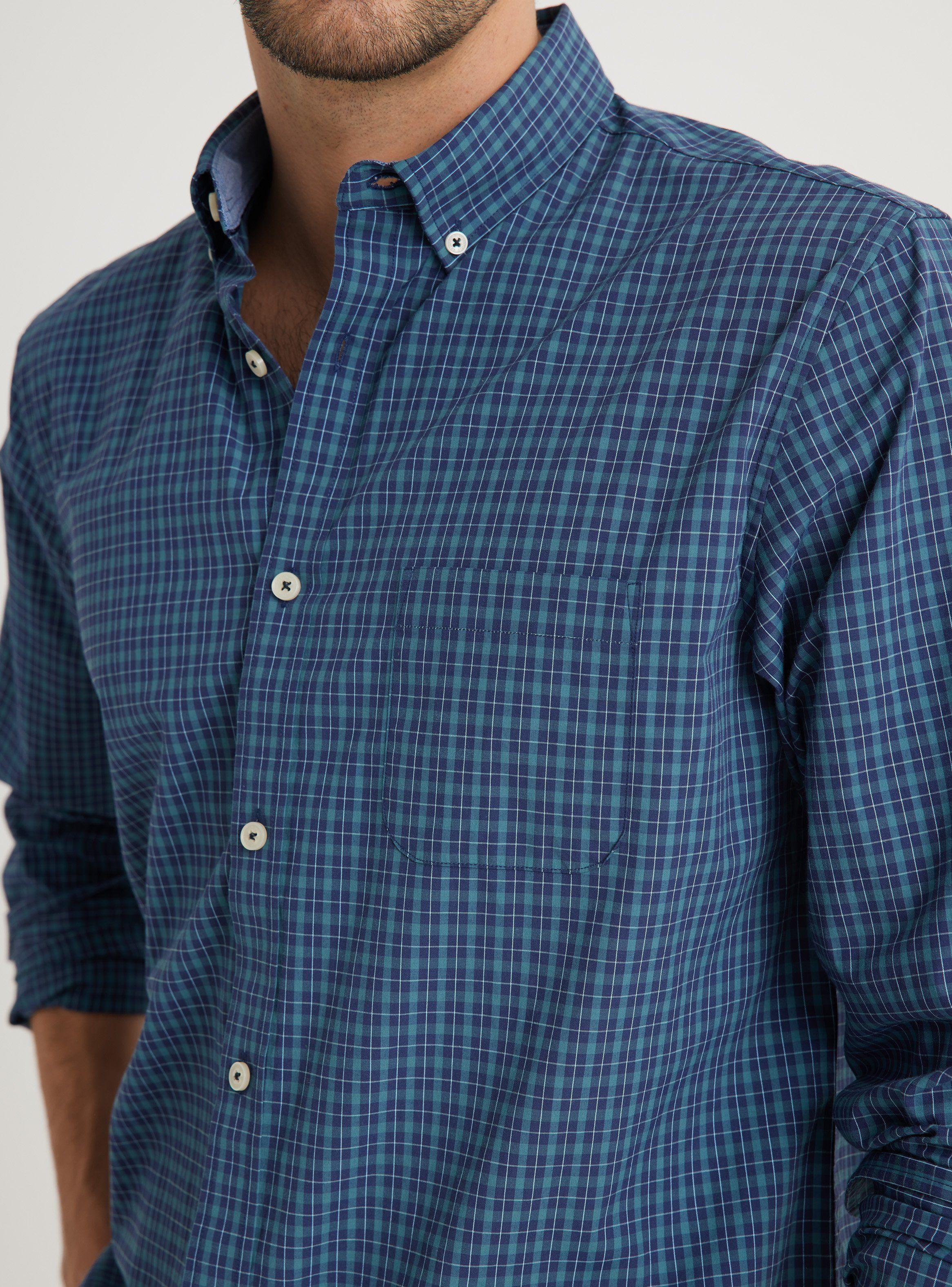 Camisa de Vestir Poplin Cuadros Regular Fit-3