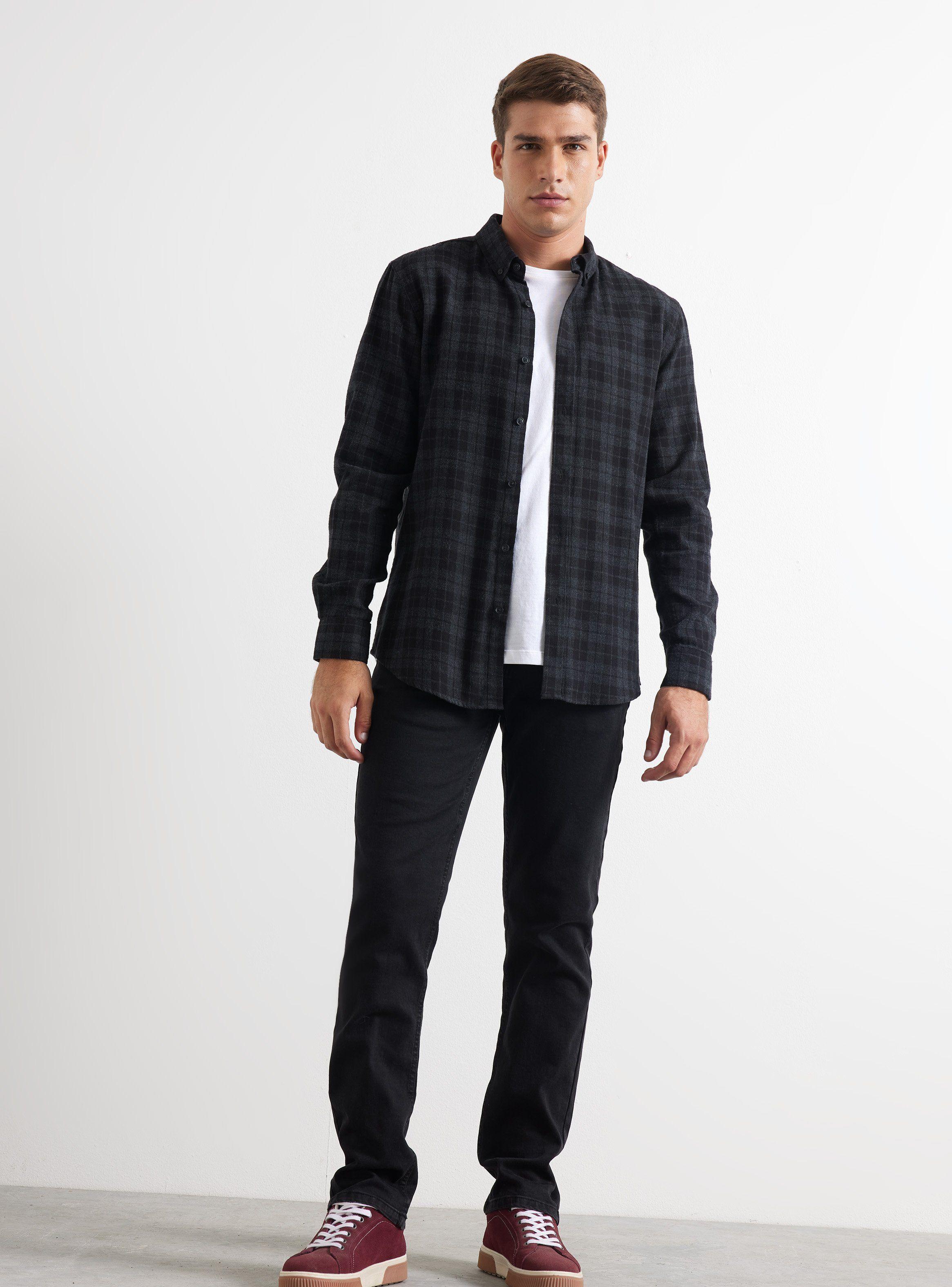 Camisa de Vestir Escocesa-4