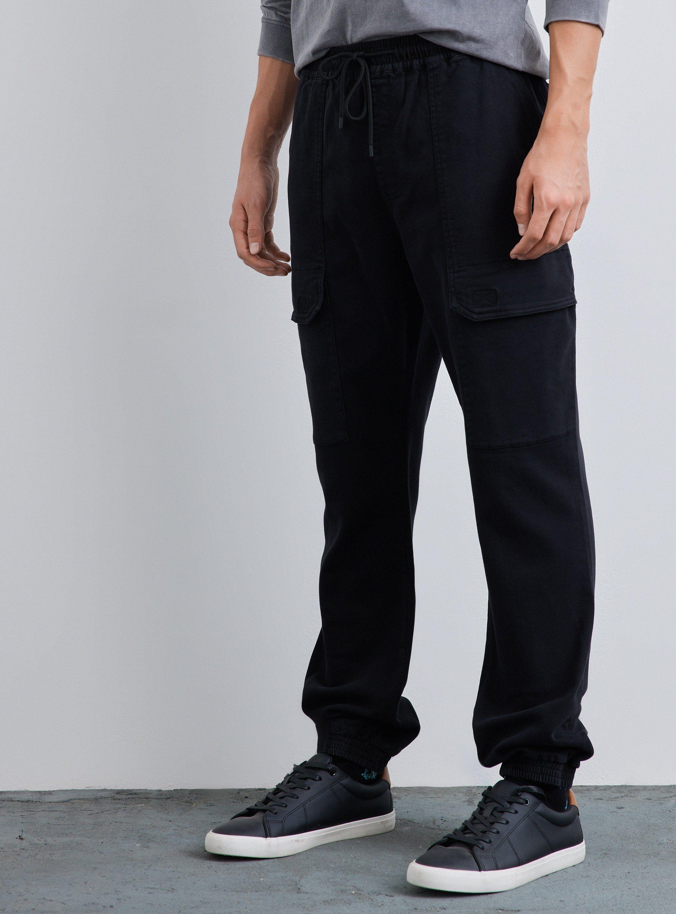 Pantalón Knitted Denim Utilitario-0