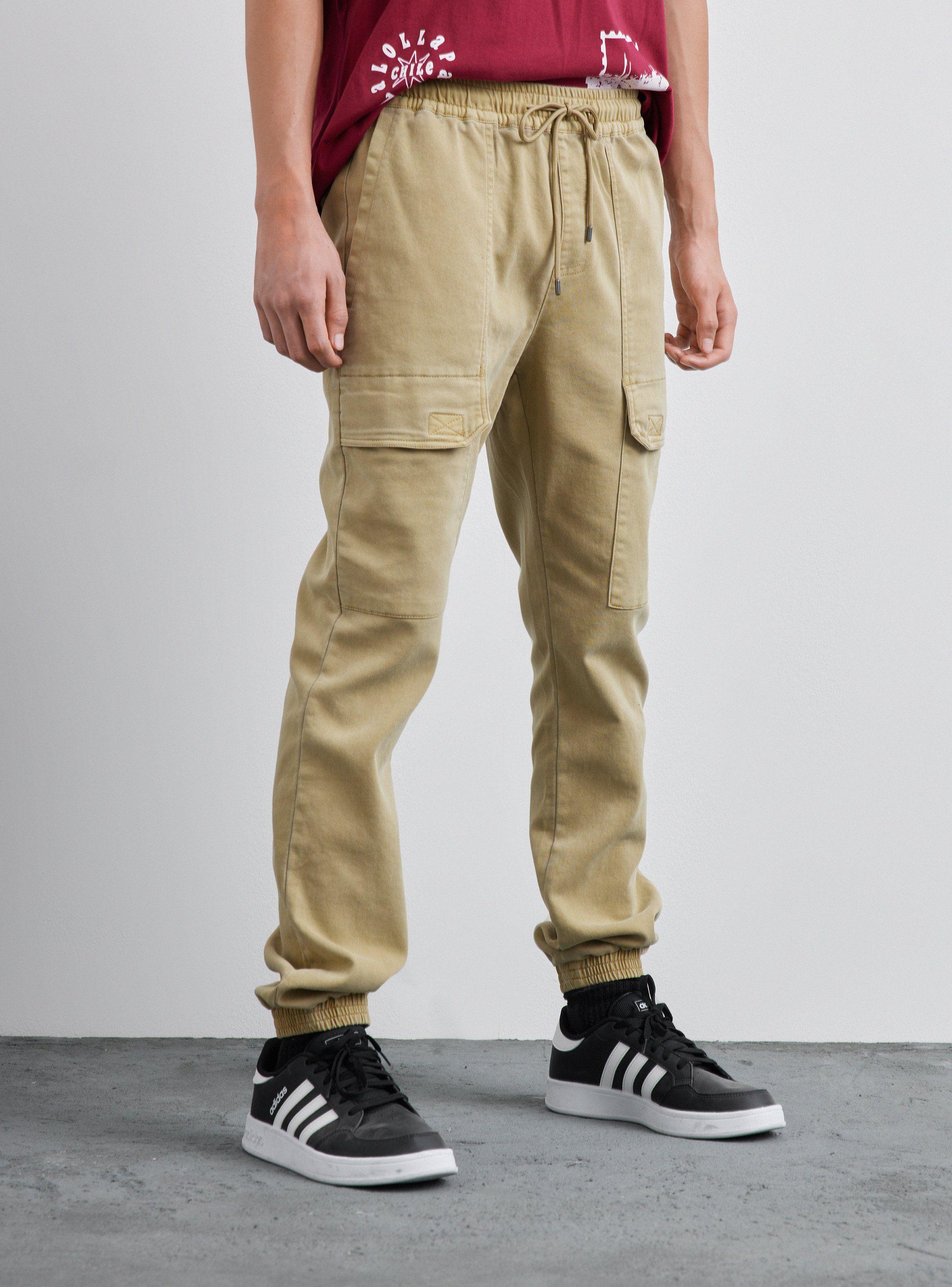 Pantalón Knitted Denim Utilitario-0