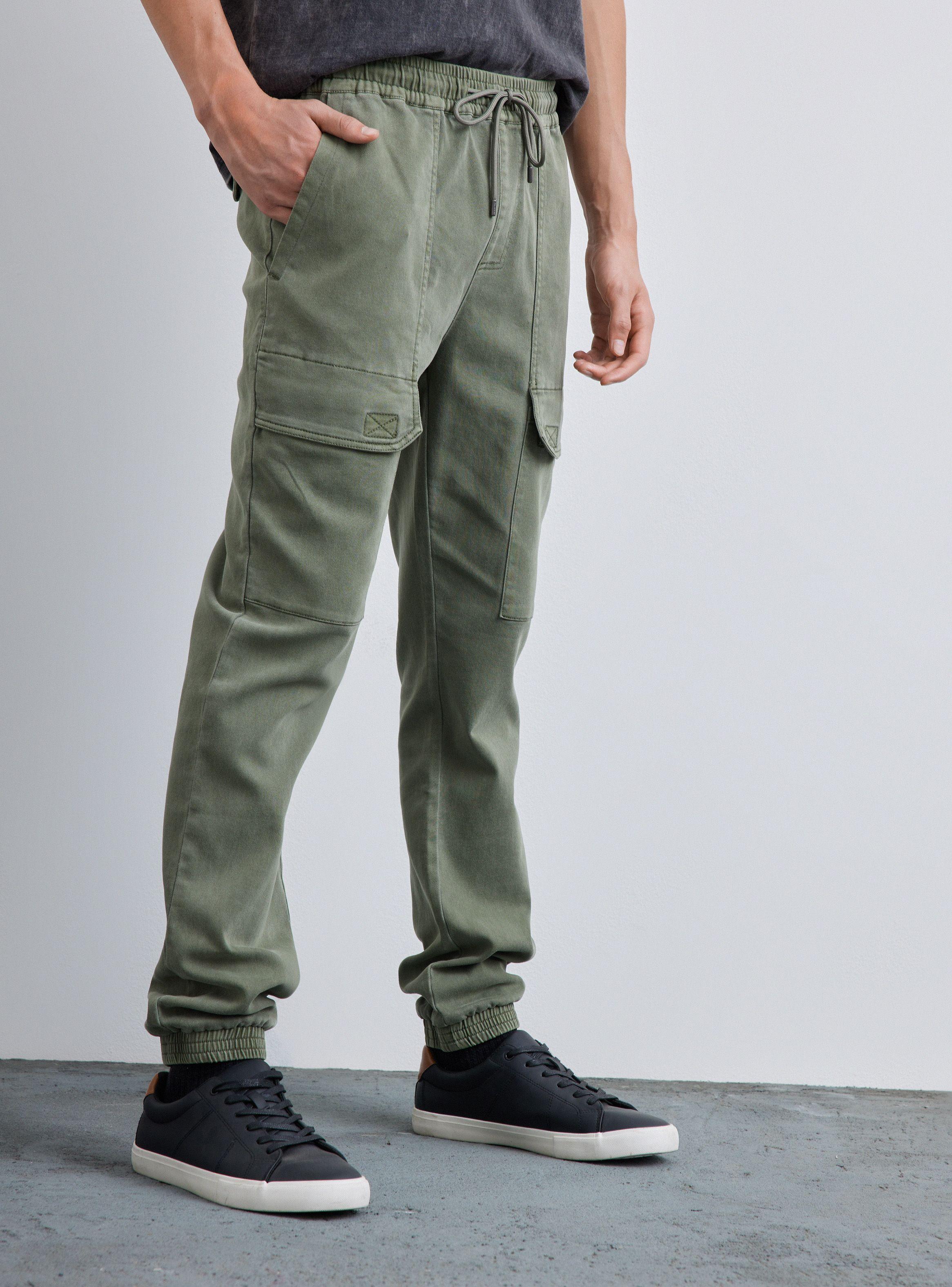 Pantalón Knitted Denim Utilitario-0