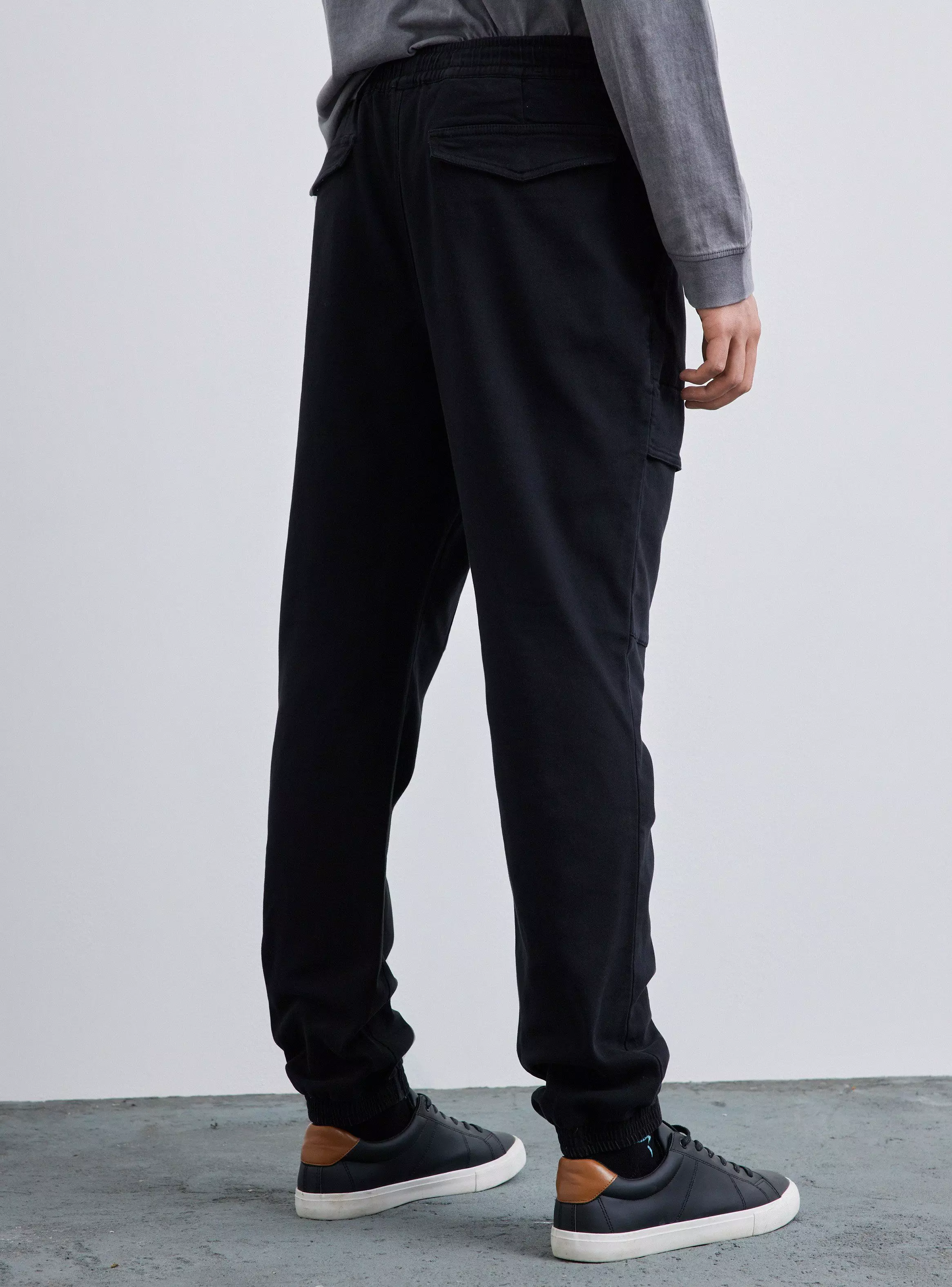 Pantalón Knitted Denim Utilitario-1