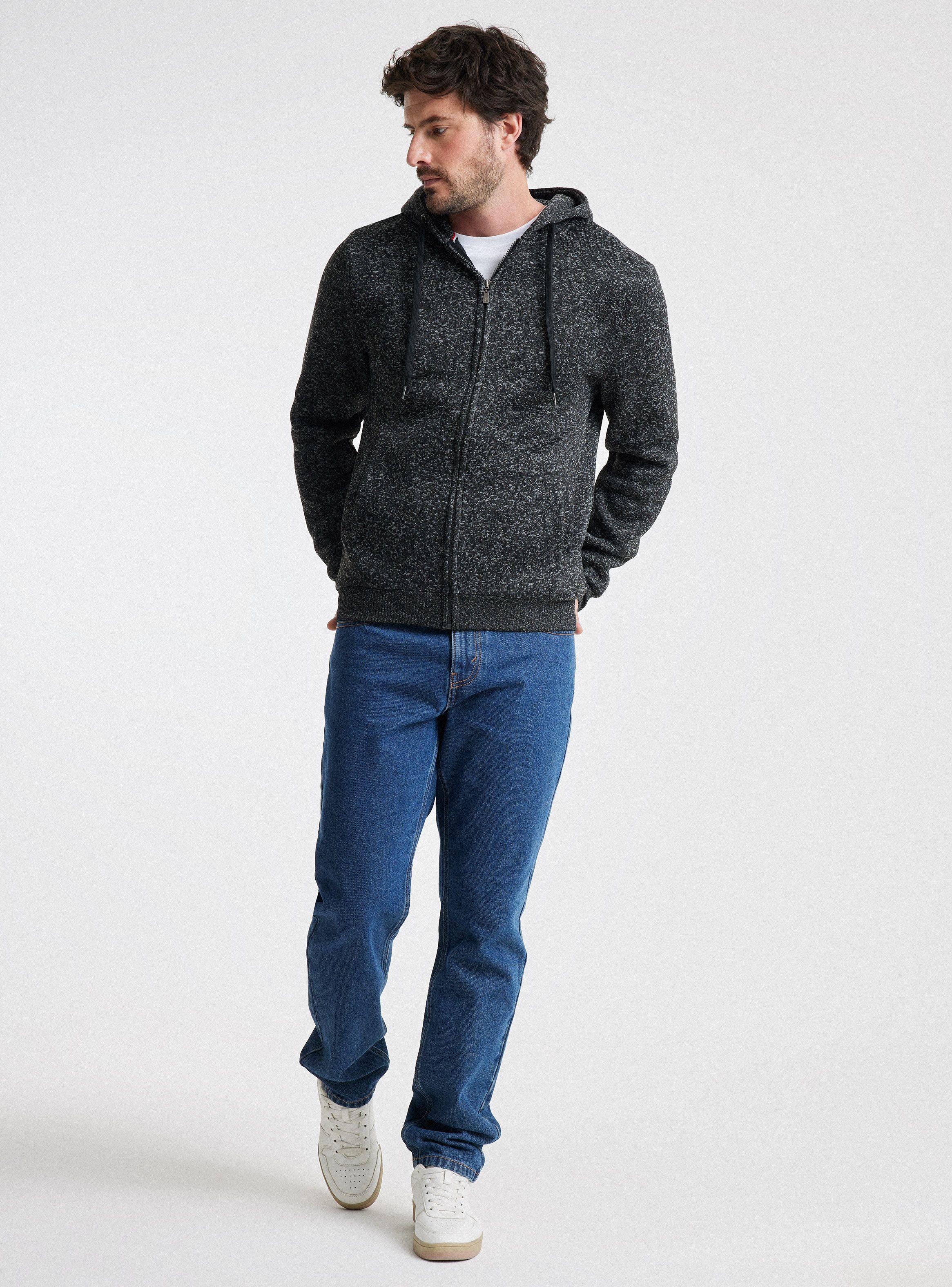 Polerón Polerón Full Zipper con Gorro-4