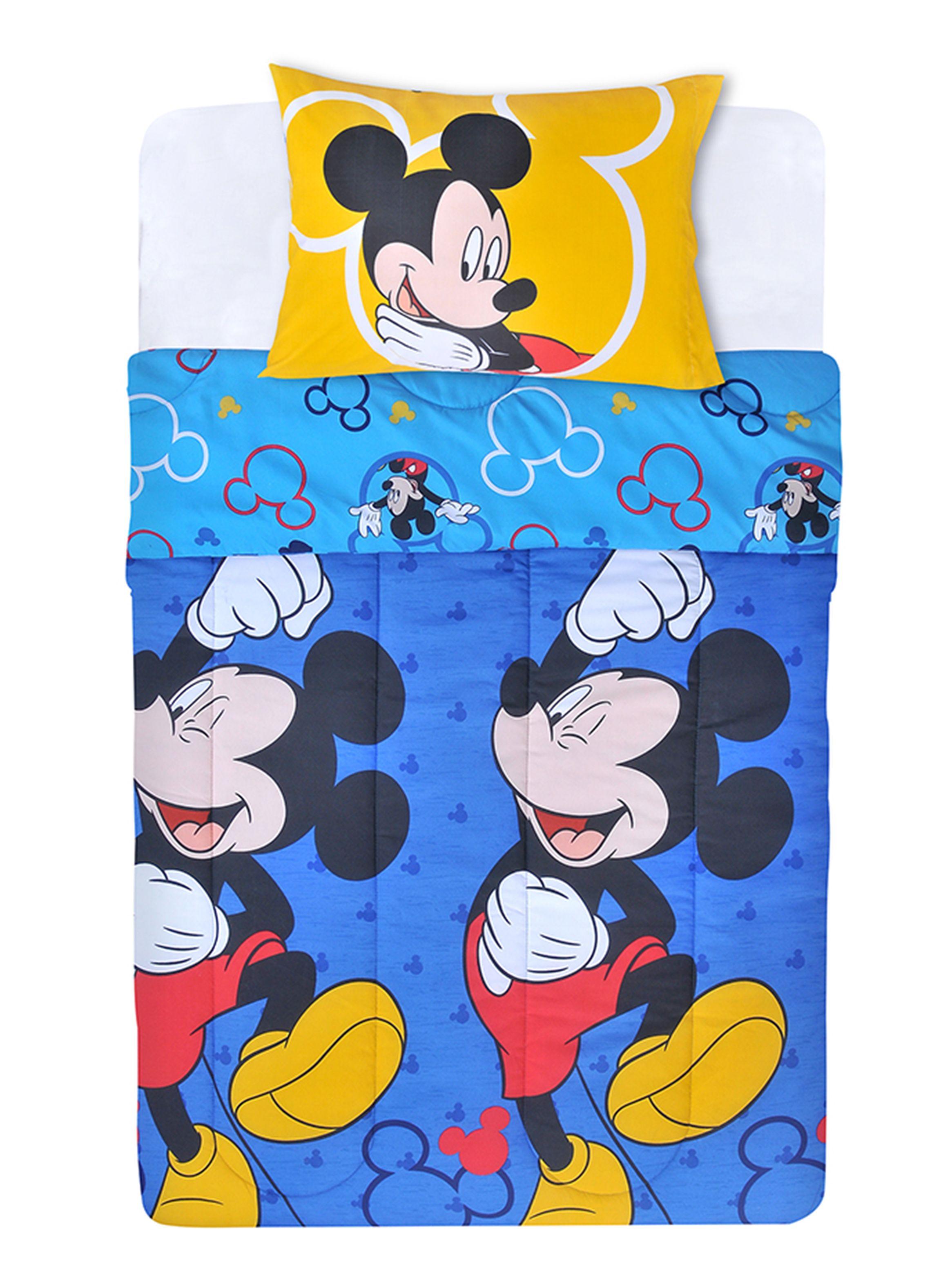Plumón 1.5 Plazas Mickey Azul-2