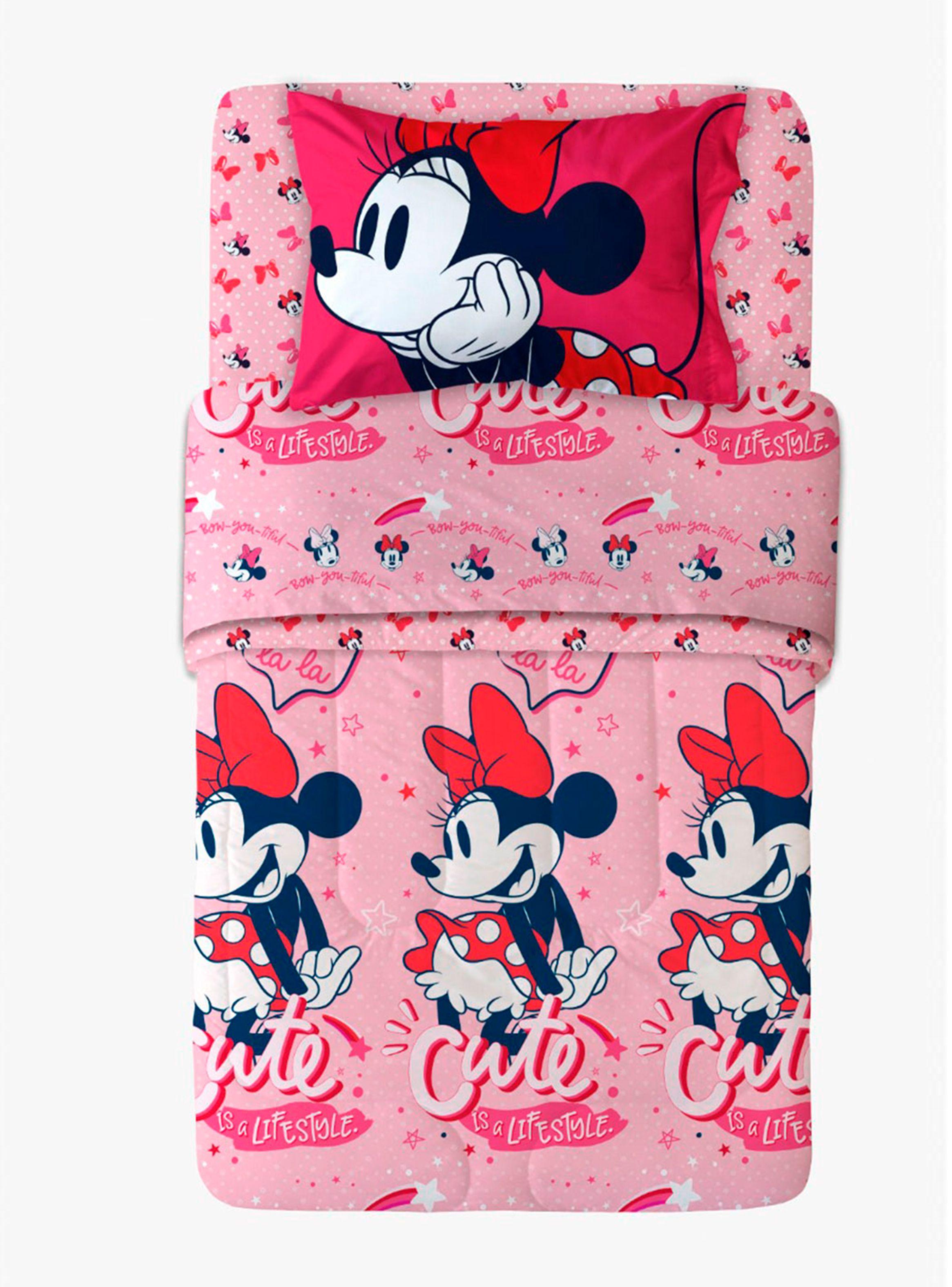 Juego de Sábanas 1.5 Plazas Minnie Cute-2