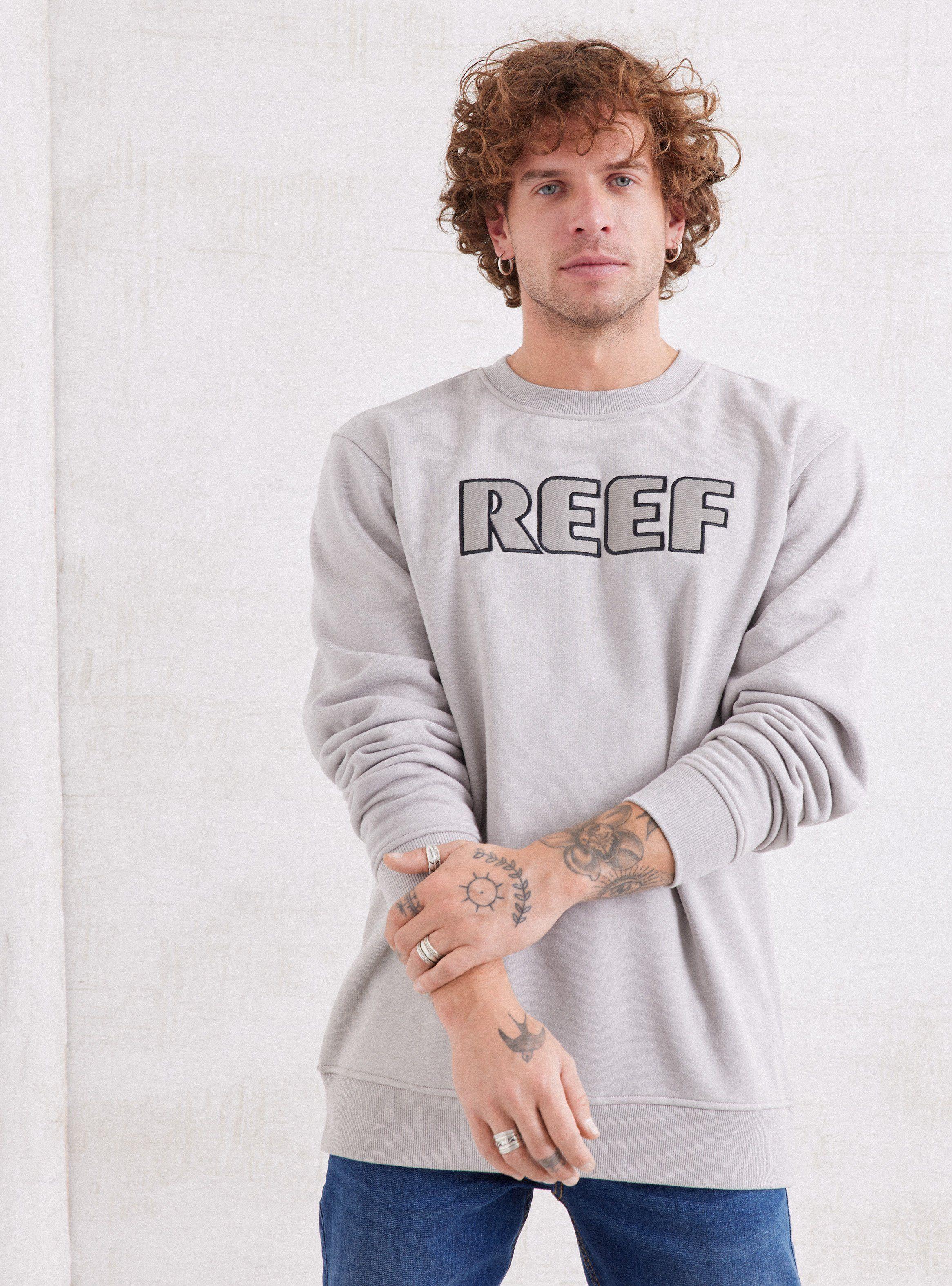 Polerón Crewneck Bordado Exterior Tela-0