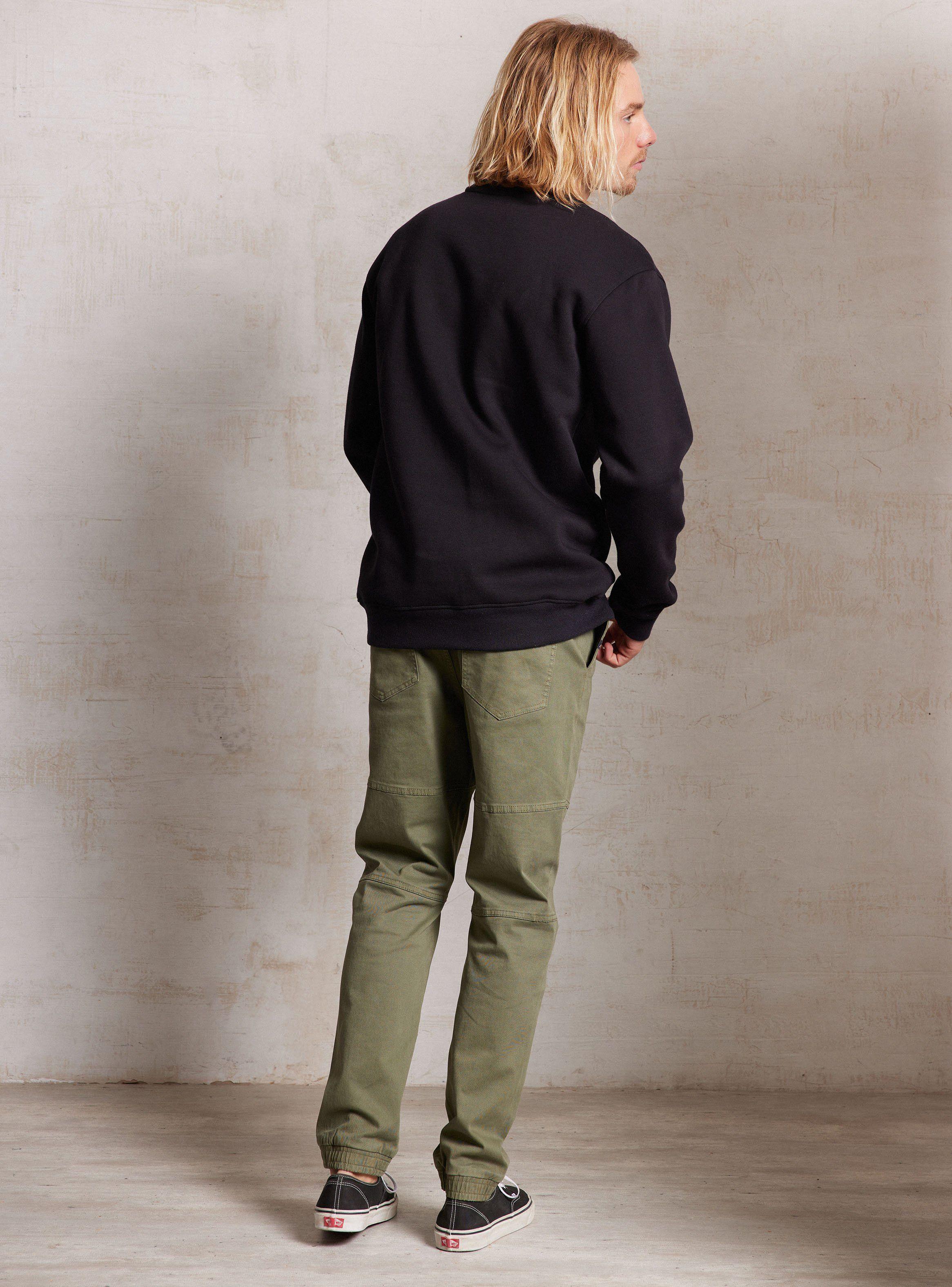 Polerón Crewneck Bordado Exterior Tela-5