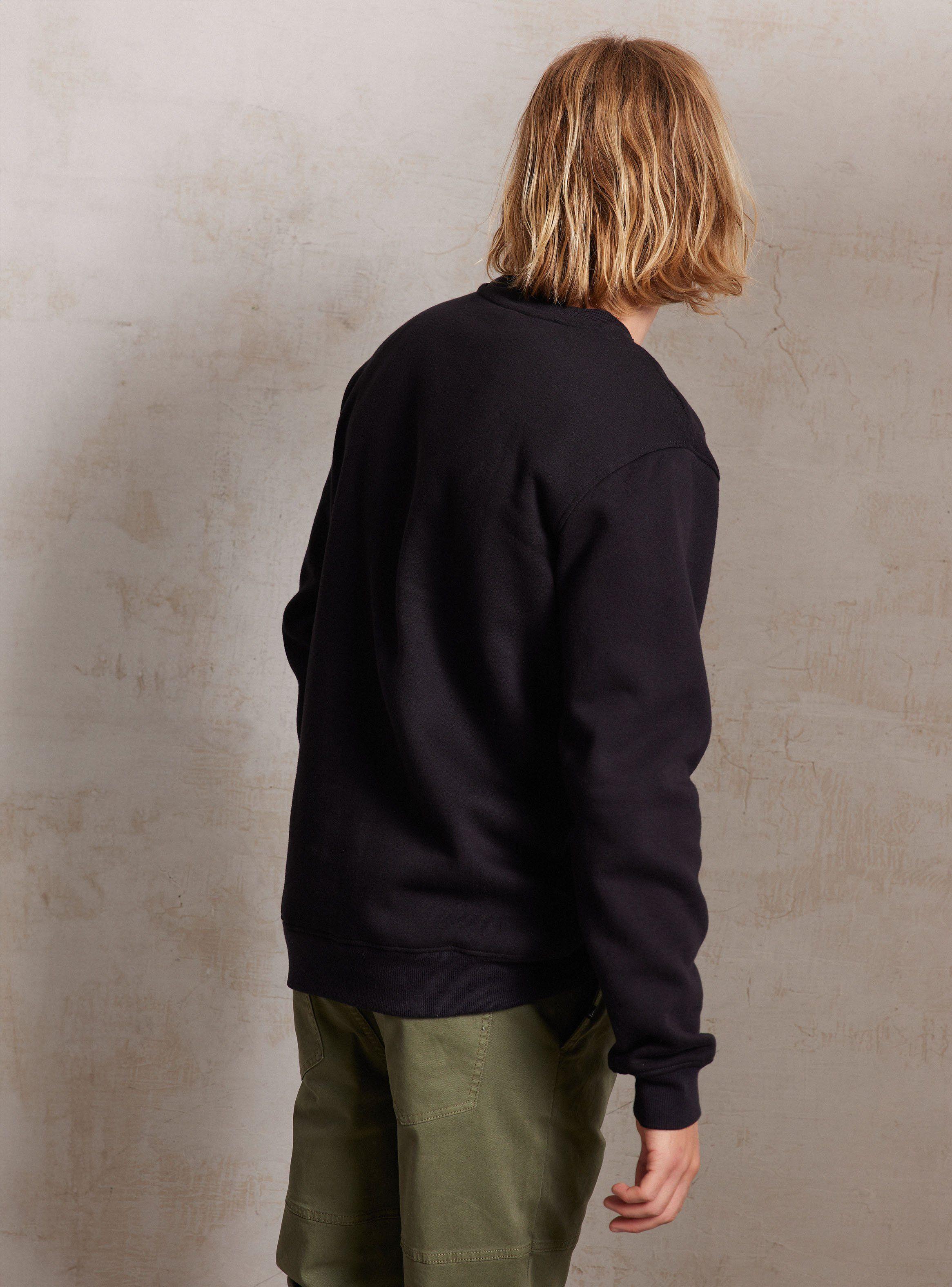 Polerón Crewneck Bordado Exterior Tela-1