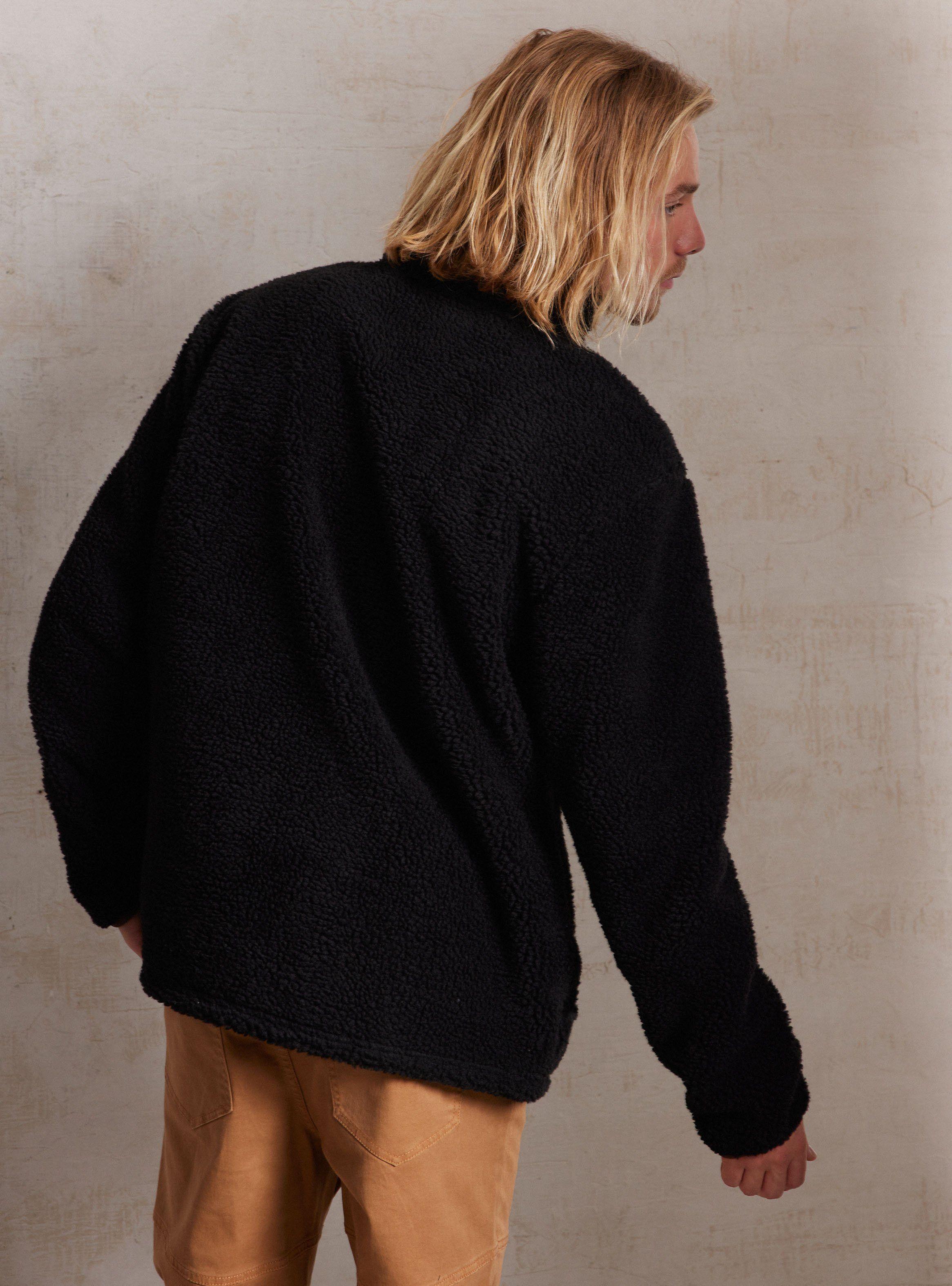 Polerón Sherpa Bolsillo Delantero Detalles-1