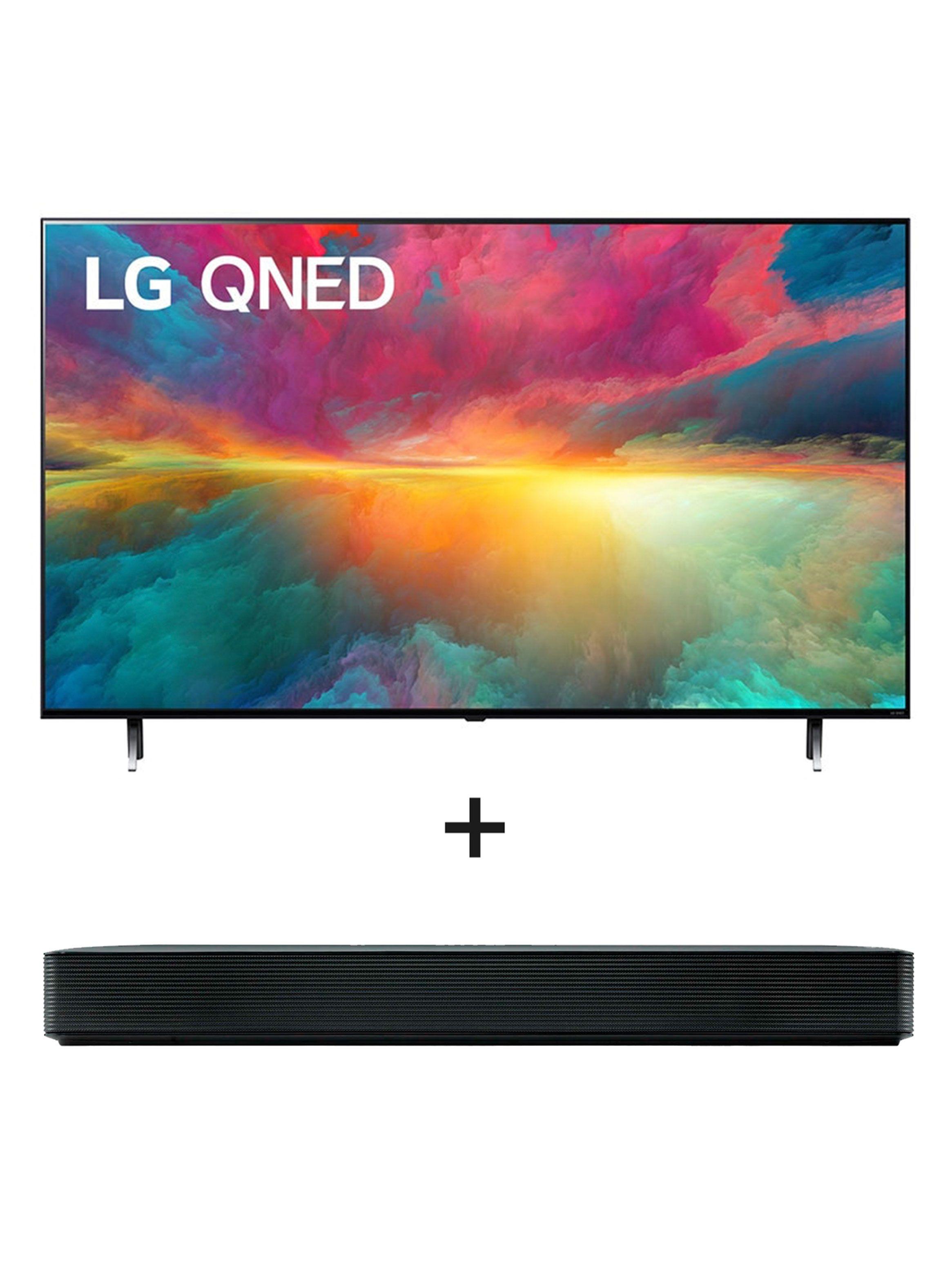 QNED Smart TV 55'' 4K UHD TV 55QNED75 + Magic Remote + Soundbar LG SK1-0