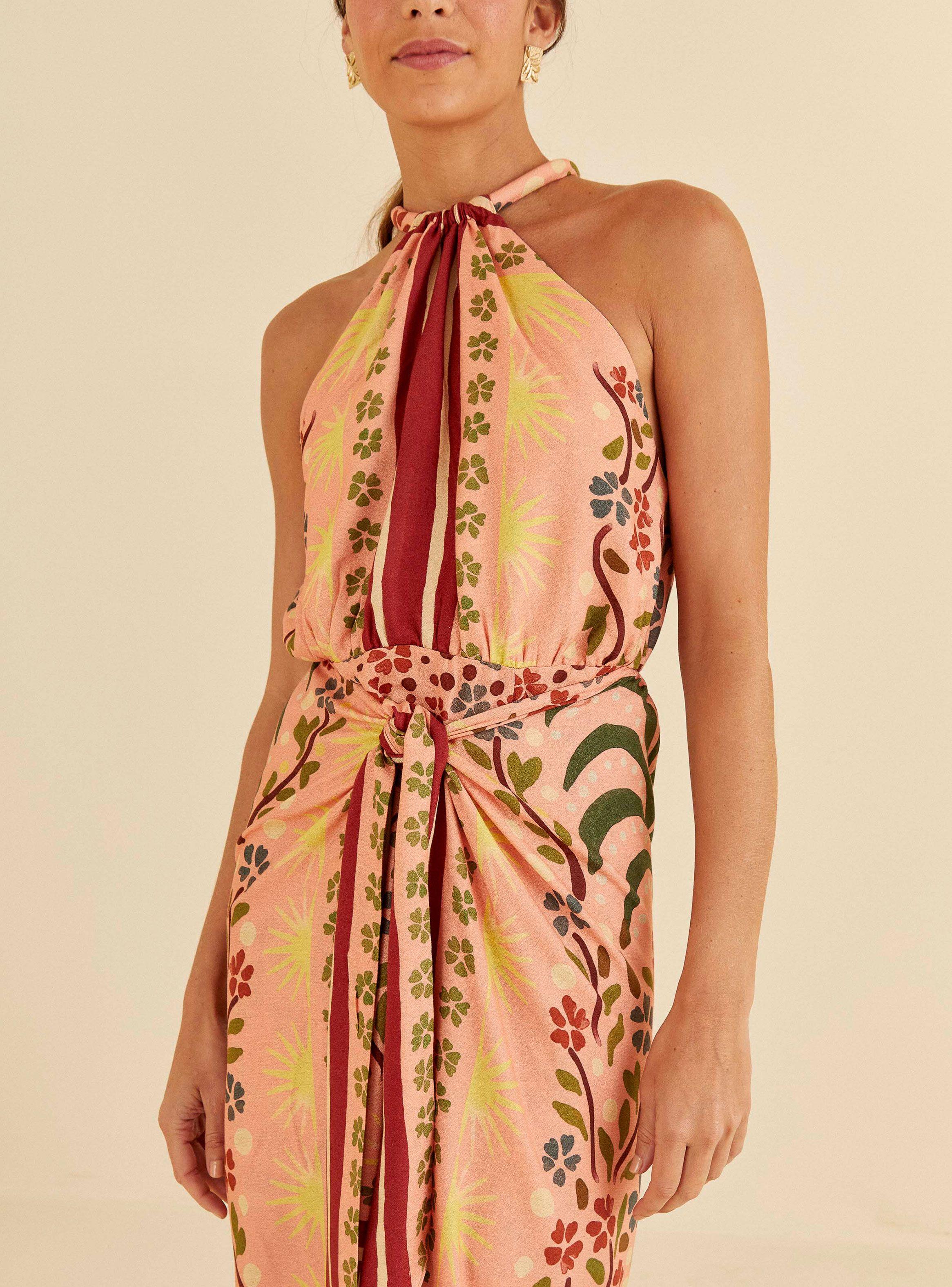 Vestido Midi Cuello Halter-1