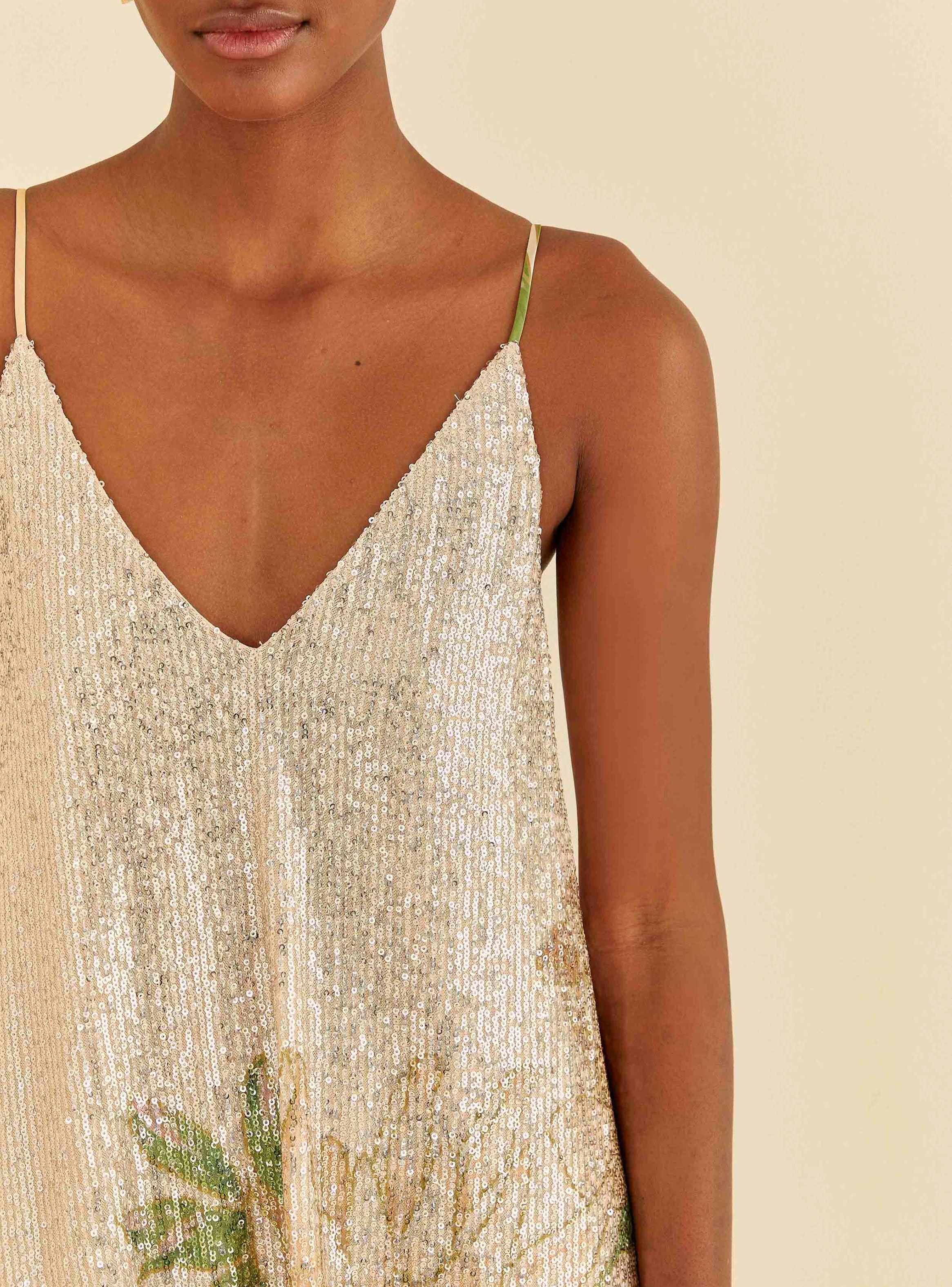 Vestido Midi Con Lentejuelas-1