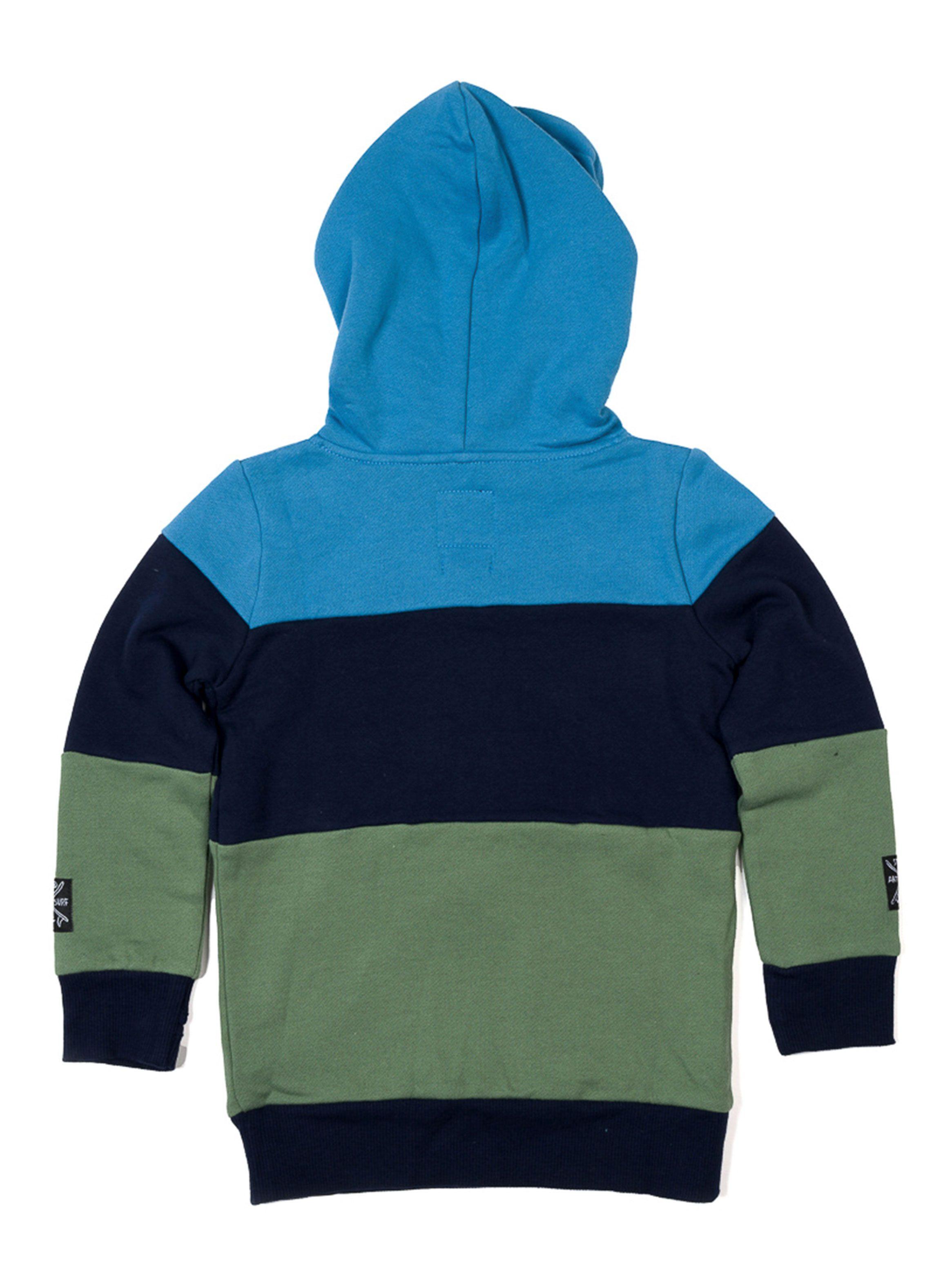 Polerón Manga Larga Canguro Niño Franjas-1