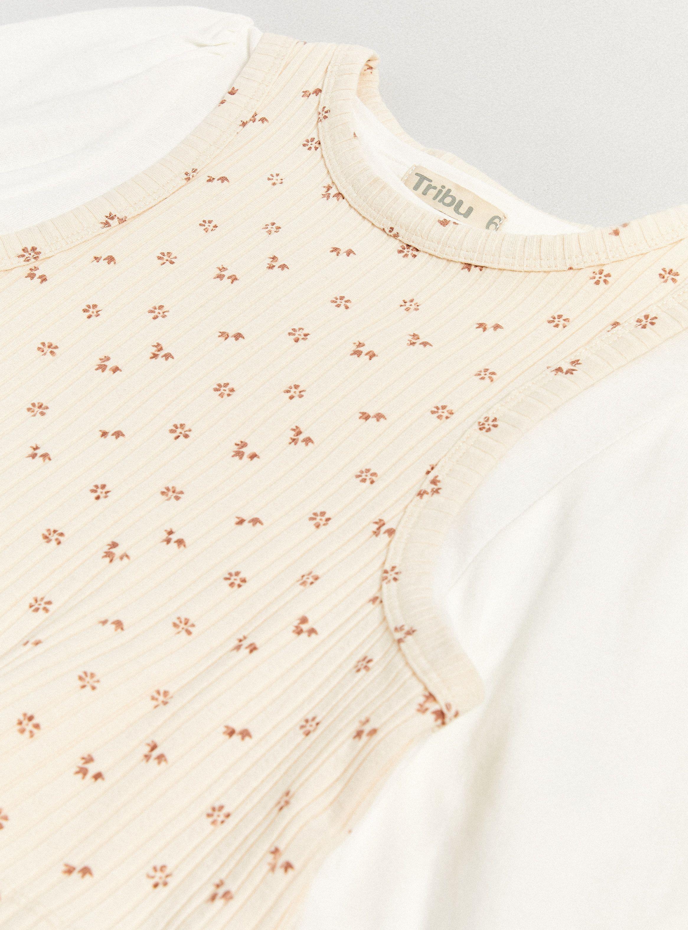 Polera Rib Superposición Manga Ancha-4