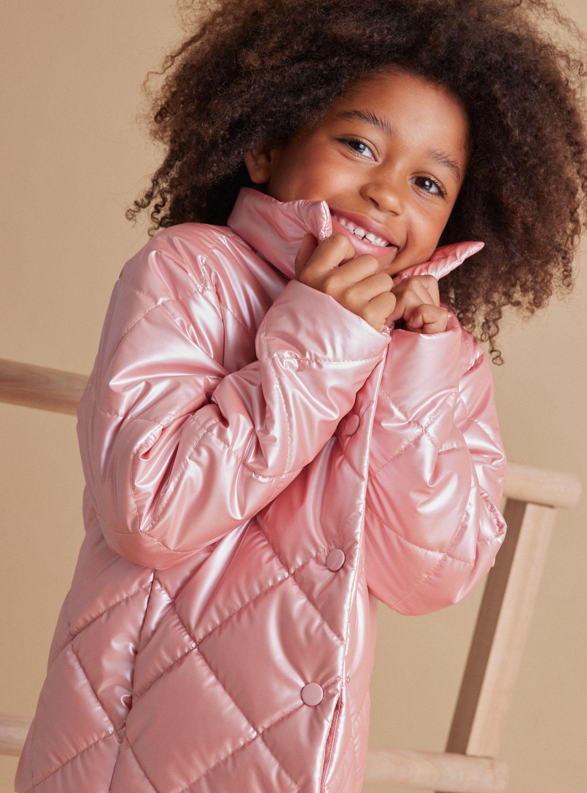 Parka Metalizada Abotonada-1