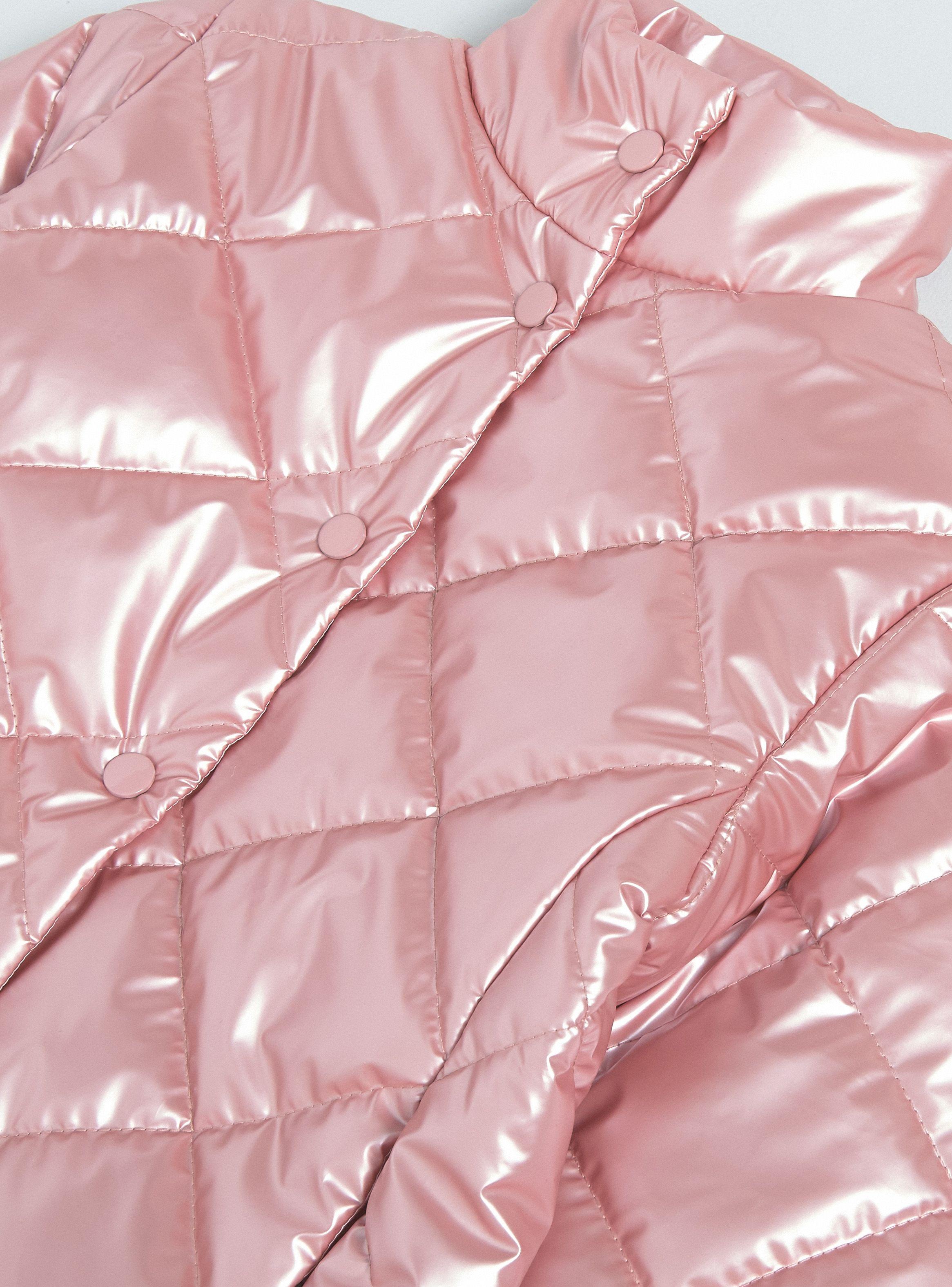 Parka Metalizada Abotonada-4