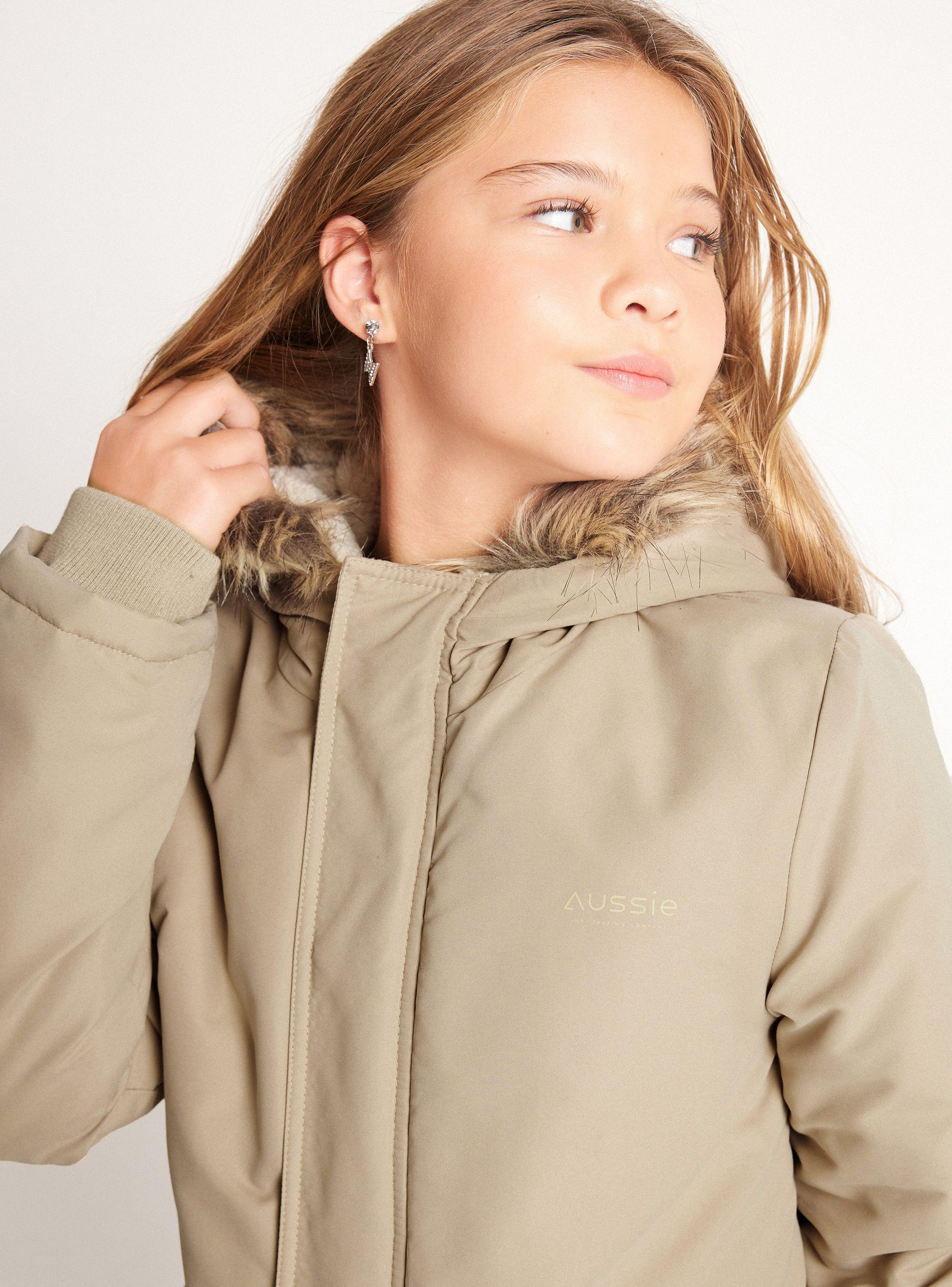 Parka Forro Sherpa Color Liso-1