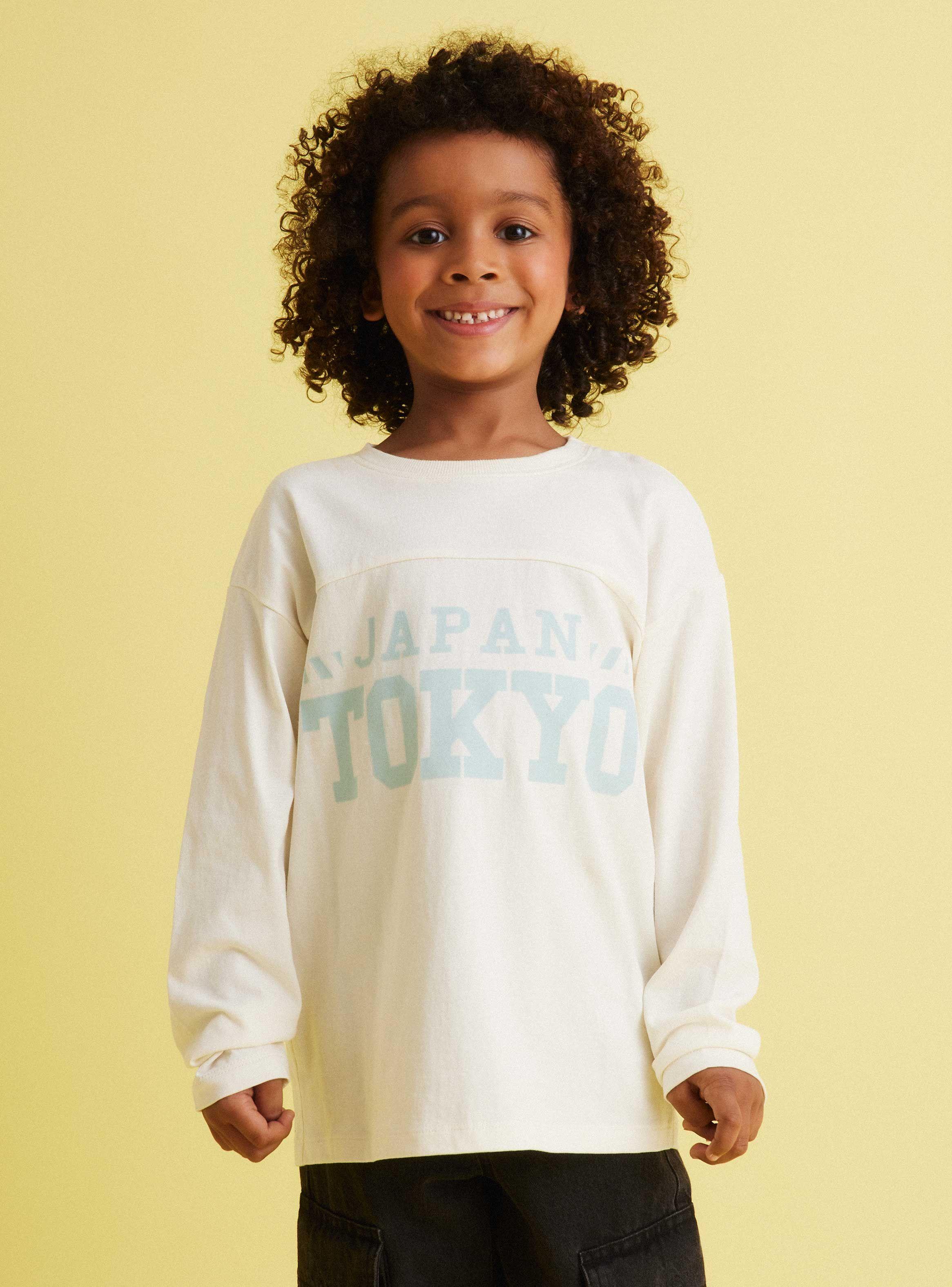 Polera Corte Frontal con Estampado-0