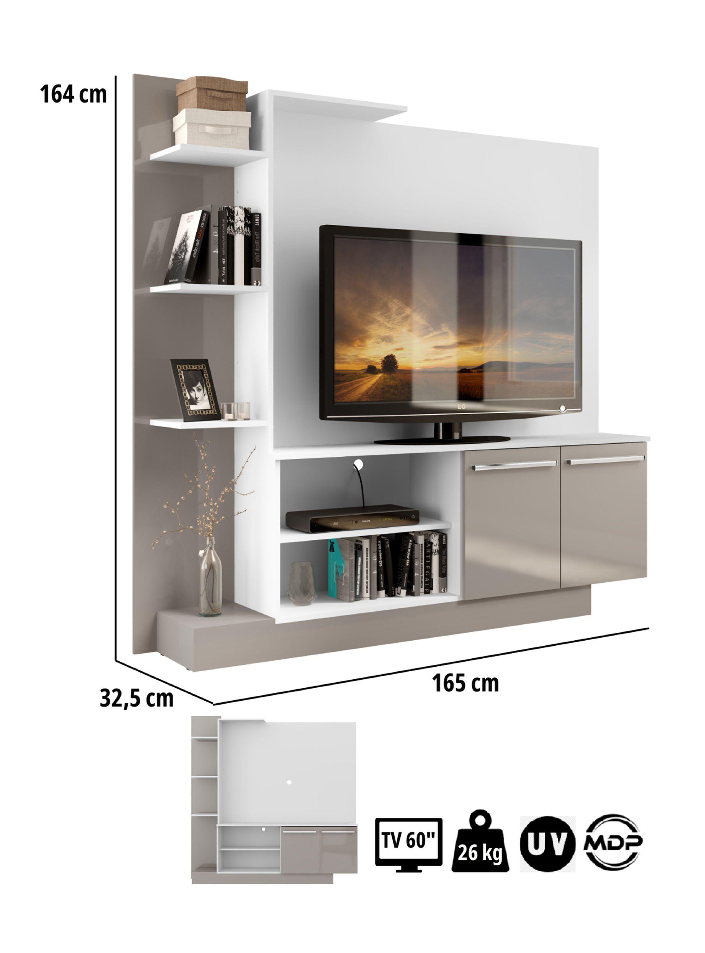 Rack TV 55" Verona 2 Puertas-1