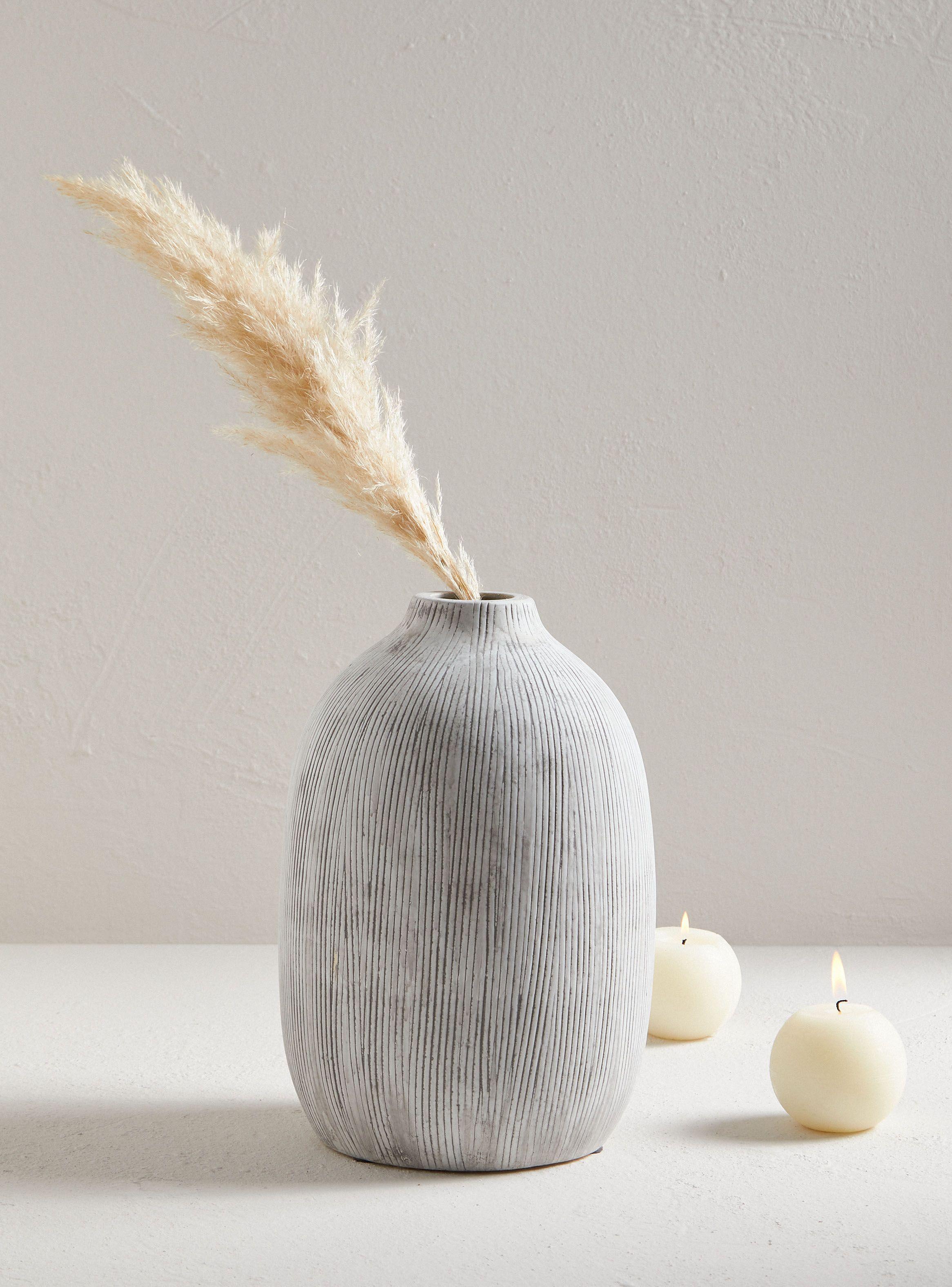 Jarrón Alaniz Home Deco Líneas 30 cm-1